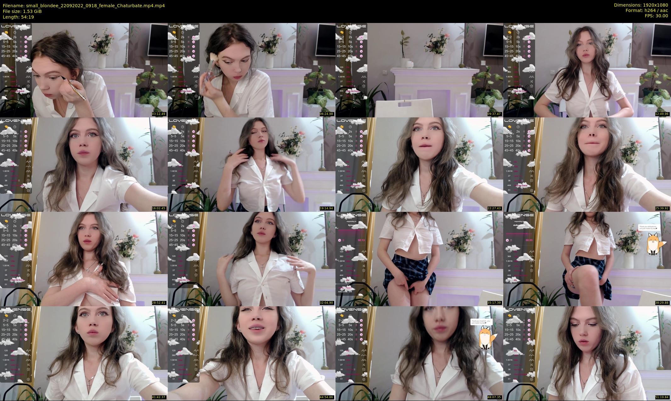 small_blondee — 55 minute Chaturbate female cam show recording, 1080p, Sep 22, 2022