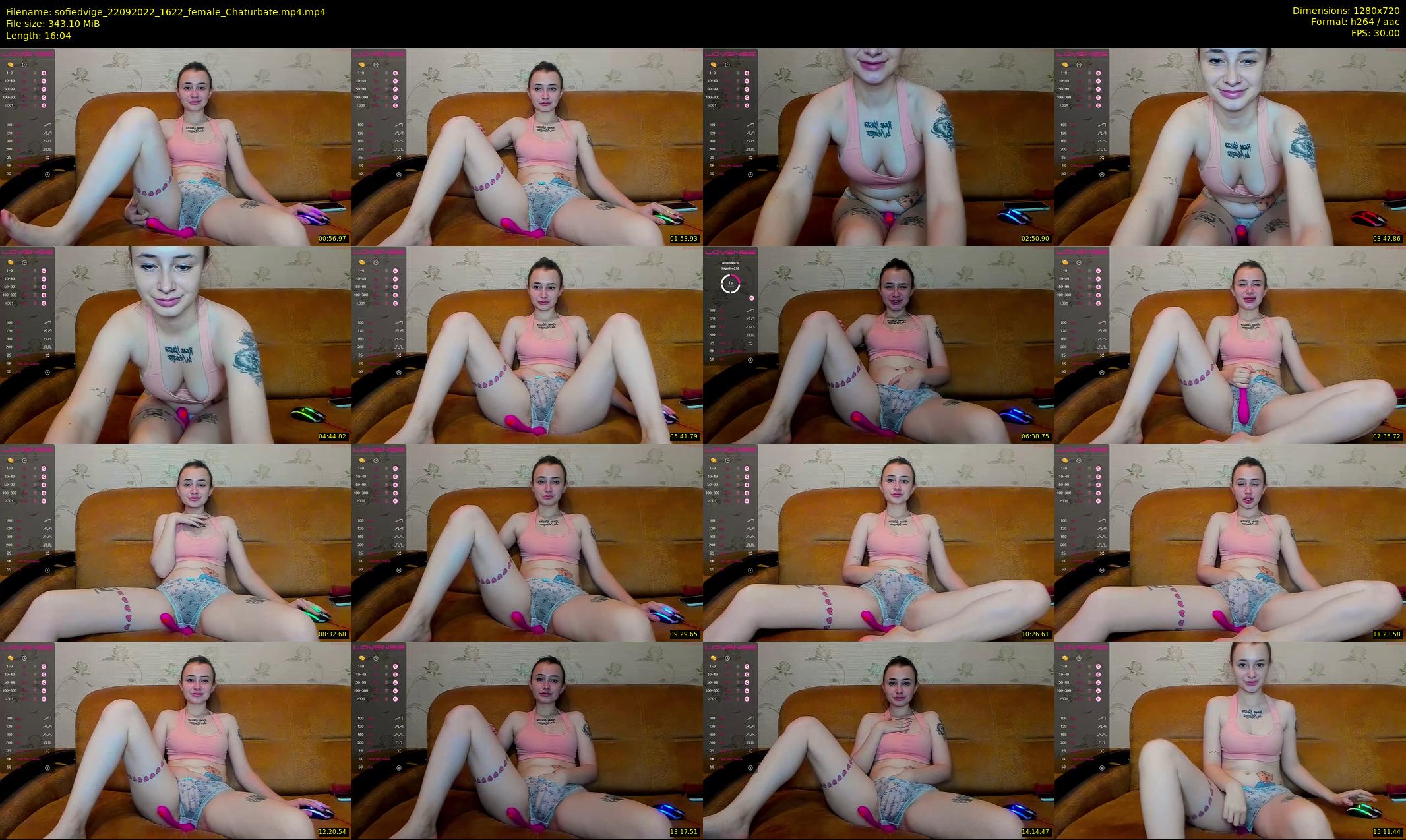sofiedvige — 17 minute Chaturbate couple cam show recording, 720p, Sep 22, 2022