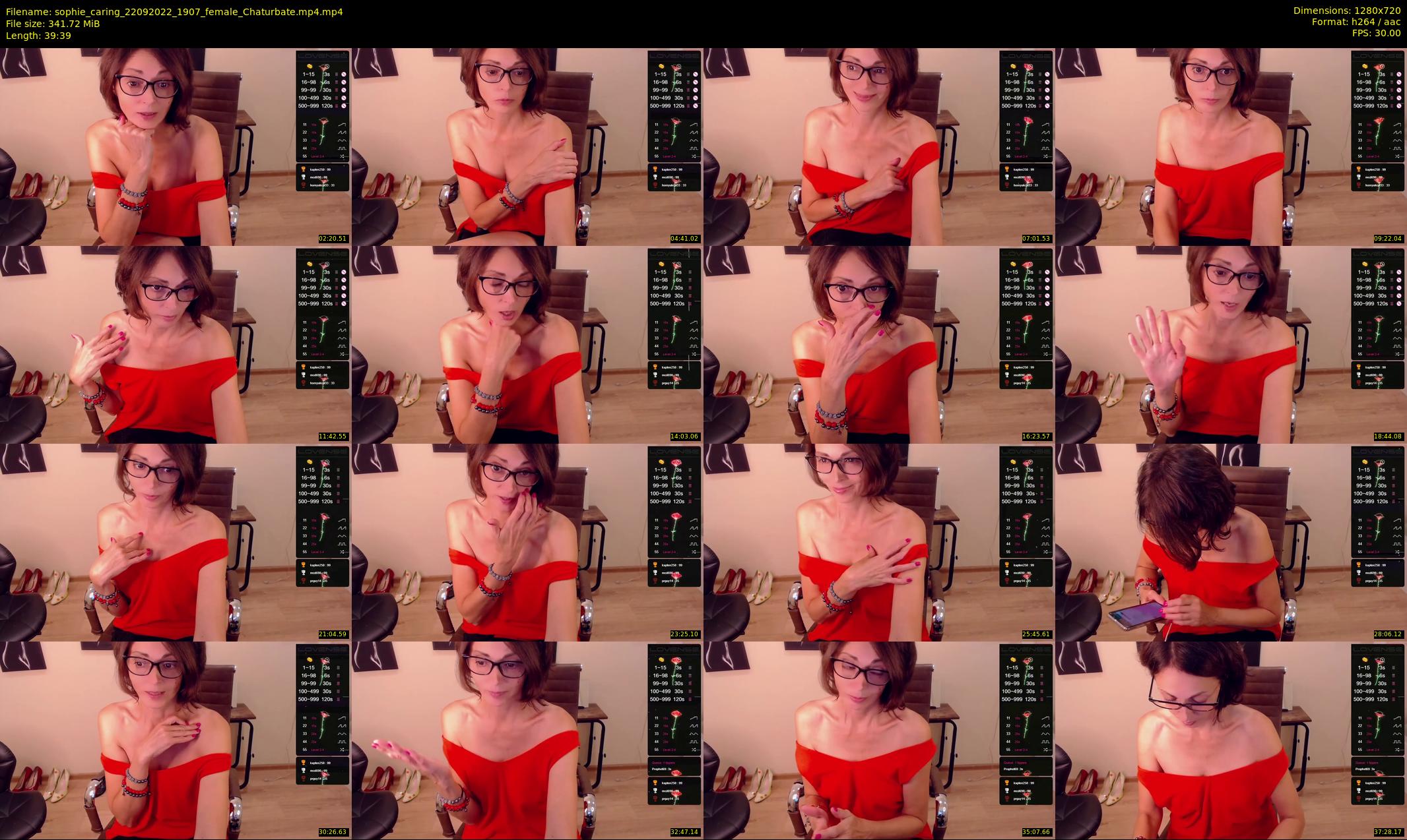 sophie_caring — 40 minute Chaturbate female cam show recording, 720p, Sep 22, 2022