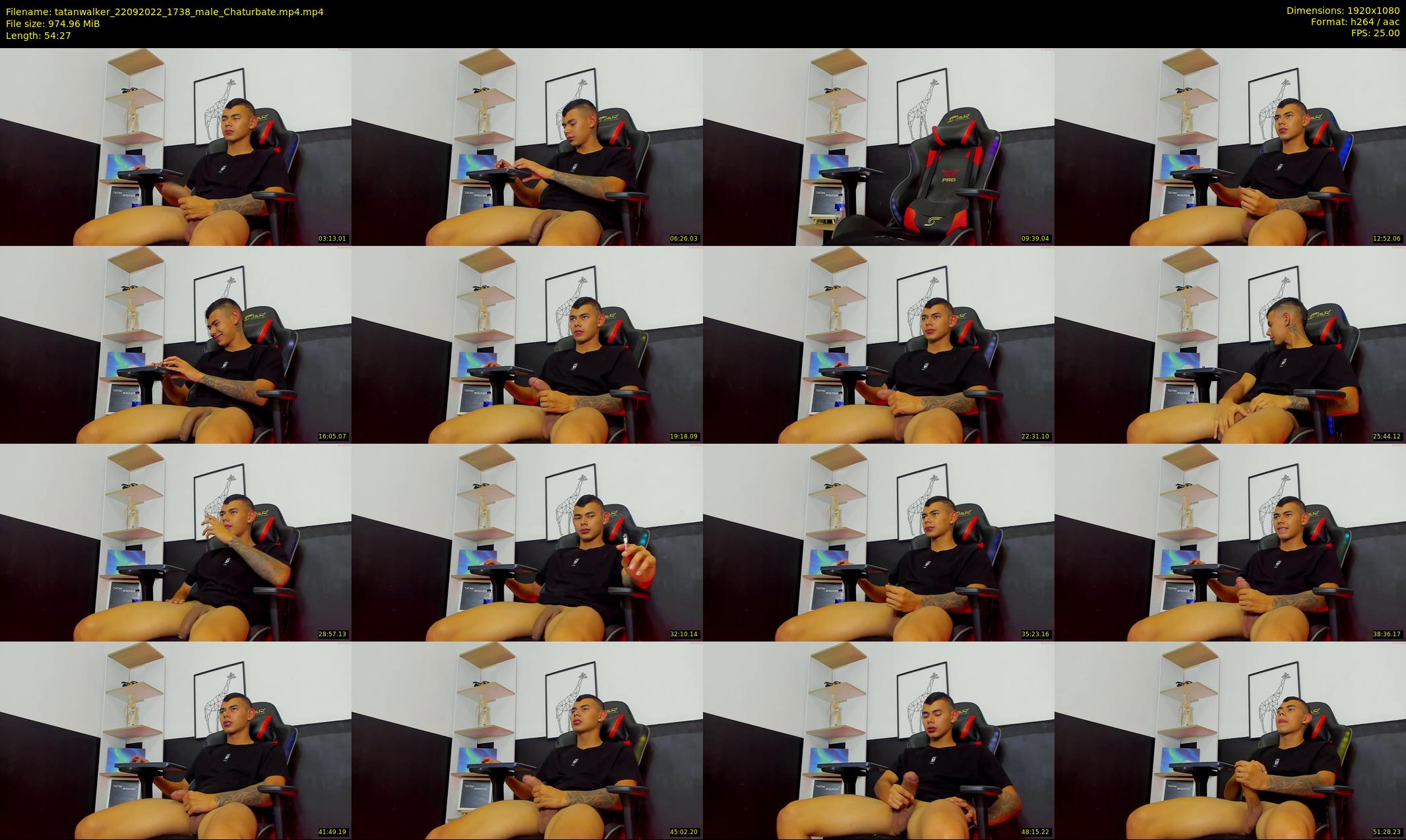 tatanwalker — 55 minute Chaturbate male cam show recording, 1080p, Sep 22, 2022