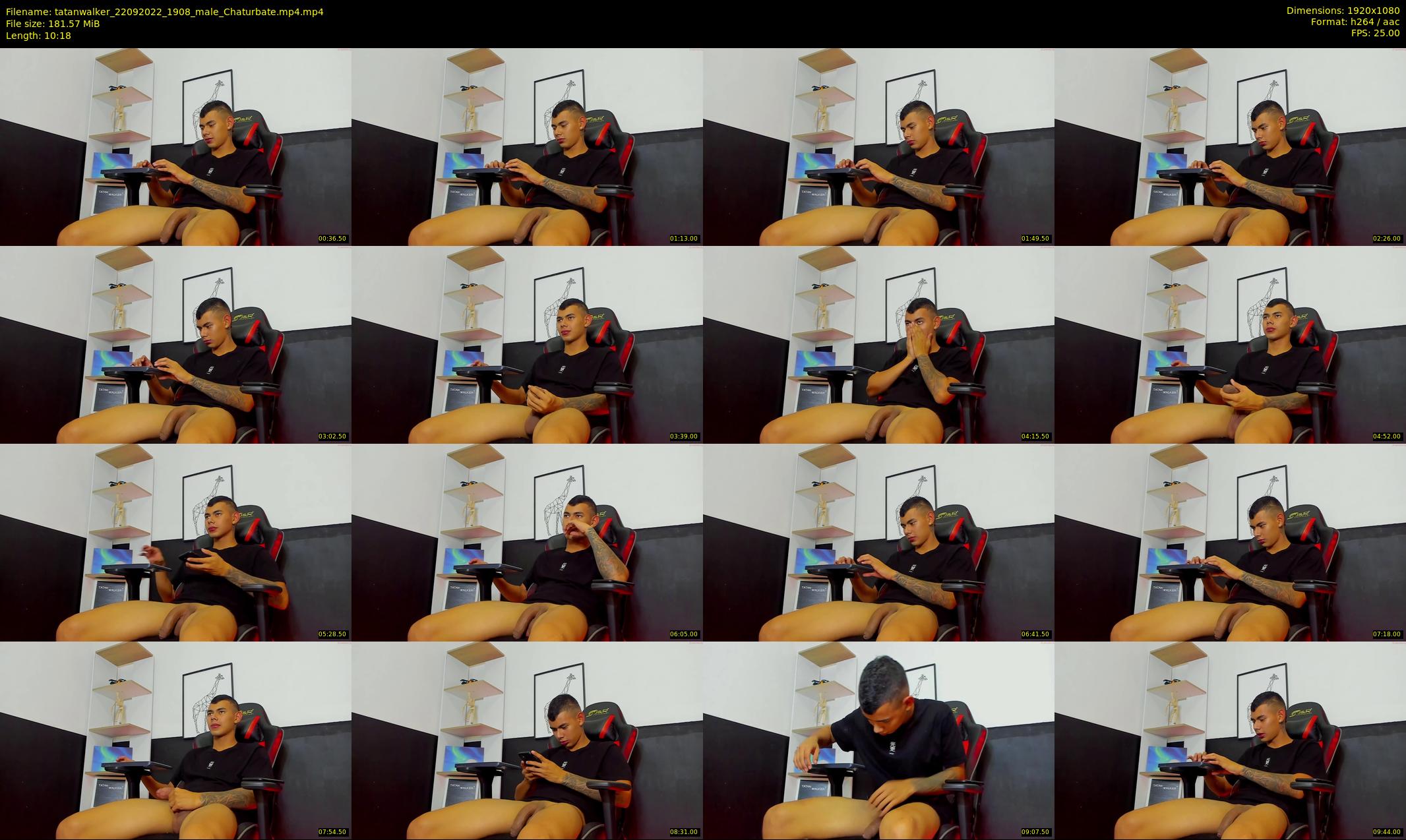 tatanwalker — 11 minute Chaturbate male cam show recording, 1080p, Sep 22, 2022