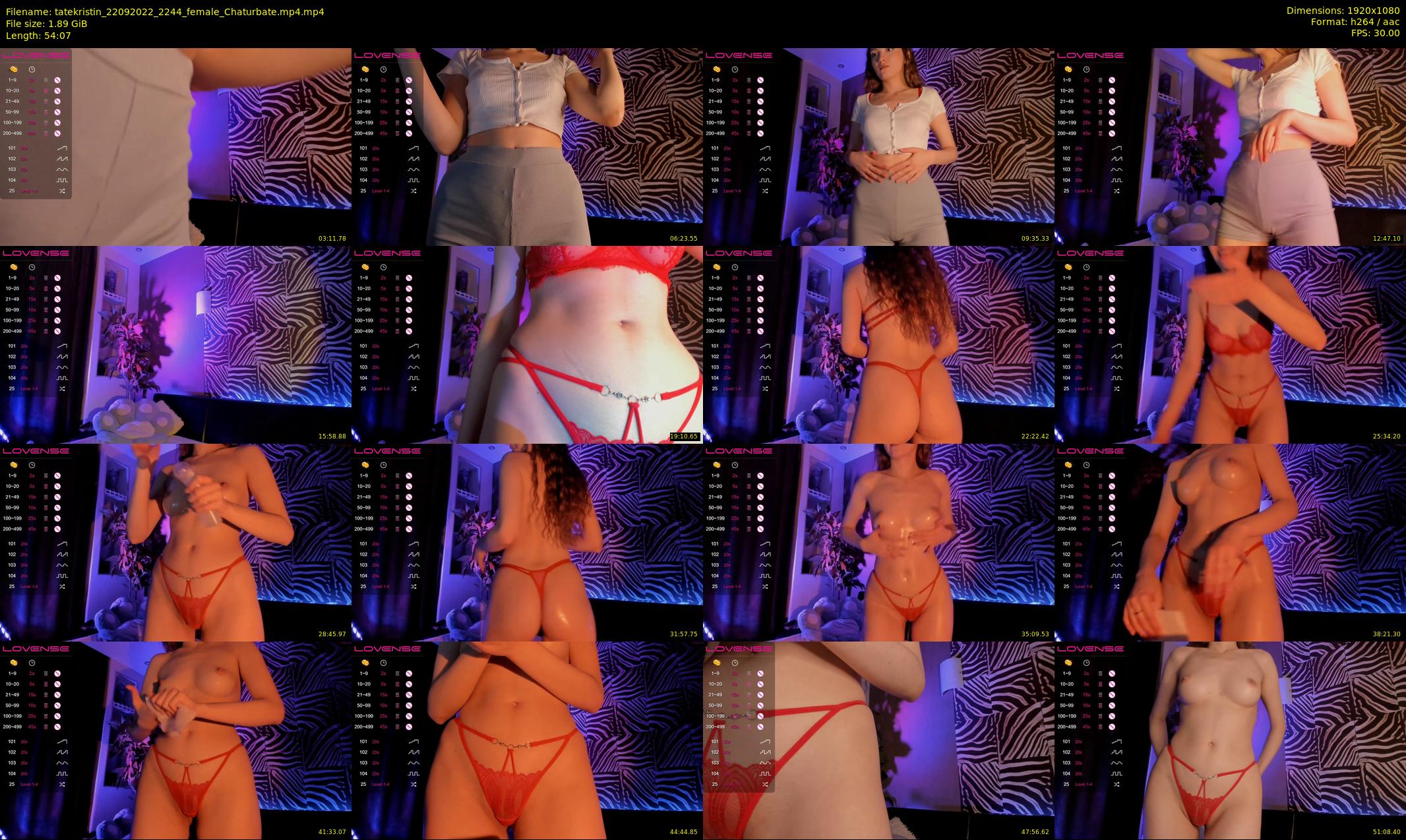 tatekristin — 55 minute Chaturbate female cam show recording, 1080p, Sep 22, 2022