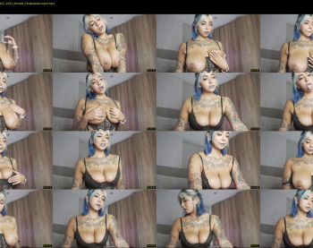 tattoo_ninja_kitty — 5 minute Chaturbate female cam show recording, 1080p, Sep 22, 2022