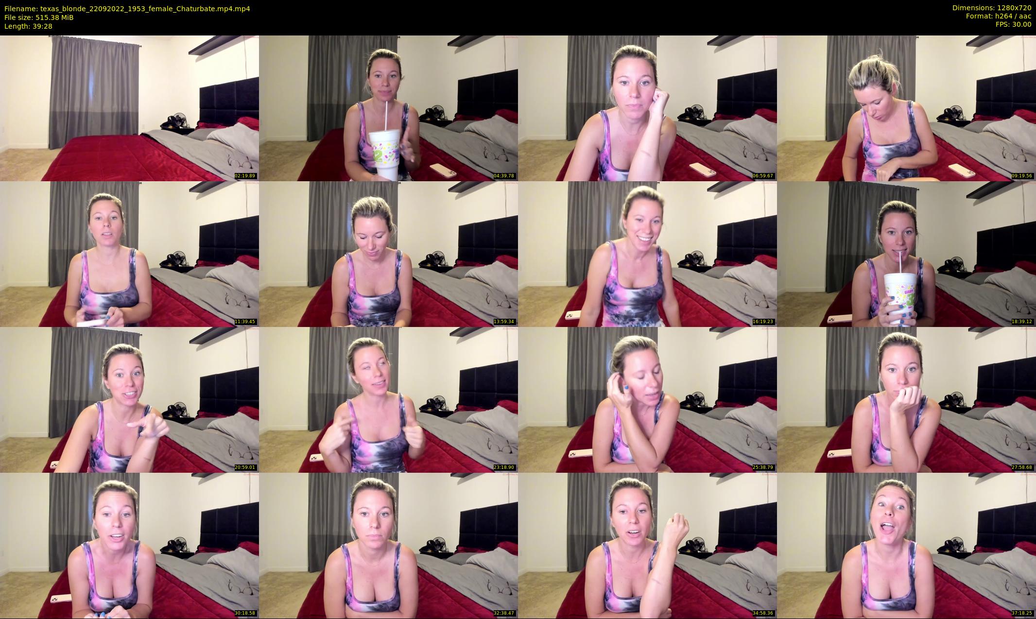 texas_blonde — 40 minute Chaturbate female cam show recording, 720p, Sep 22, 2022