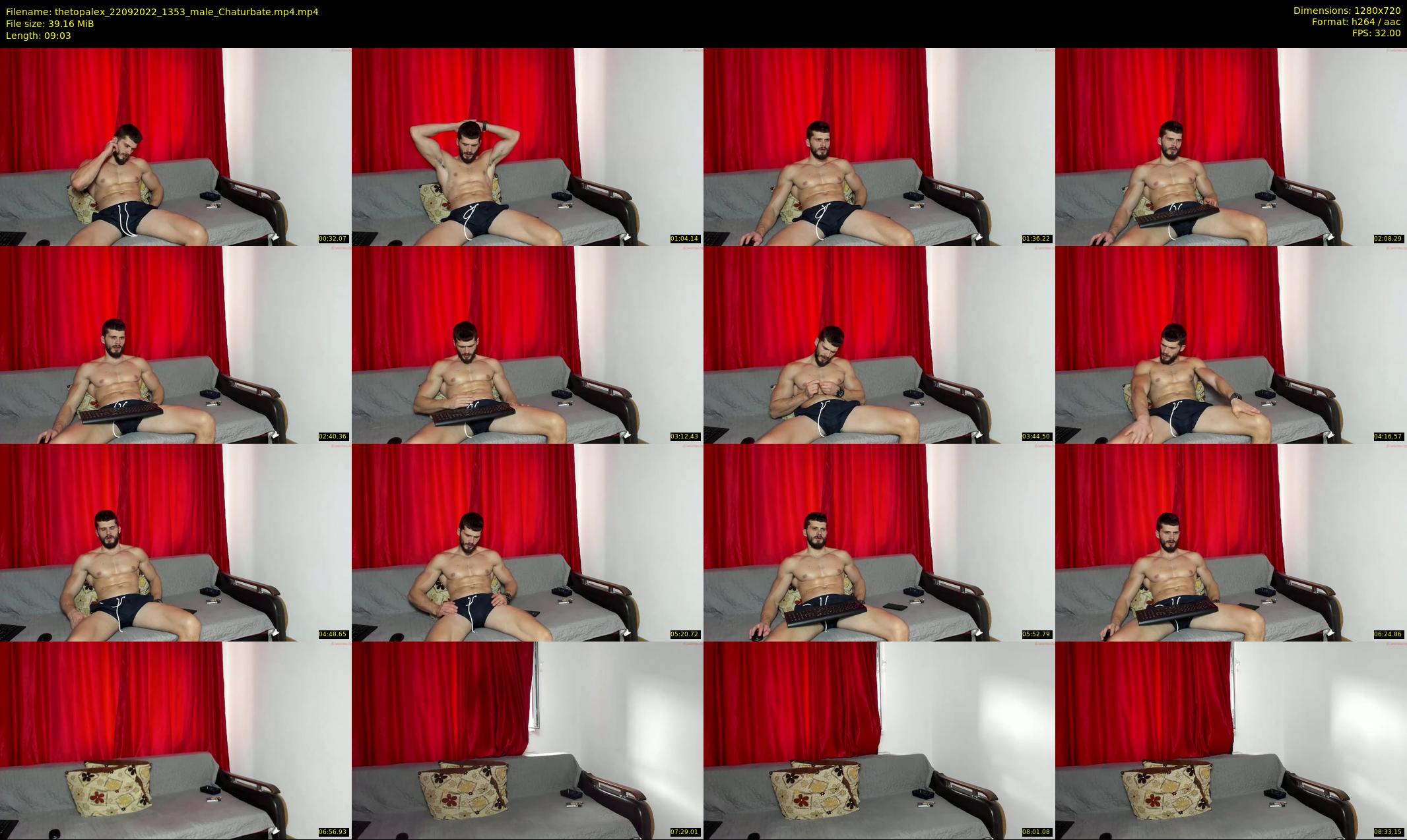 thetopalex — 10 minute Chaturbate male cam show recording, 720p, Sep 22, 2022