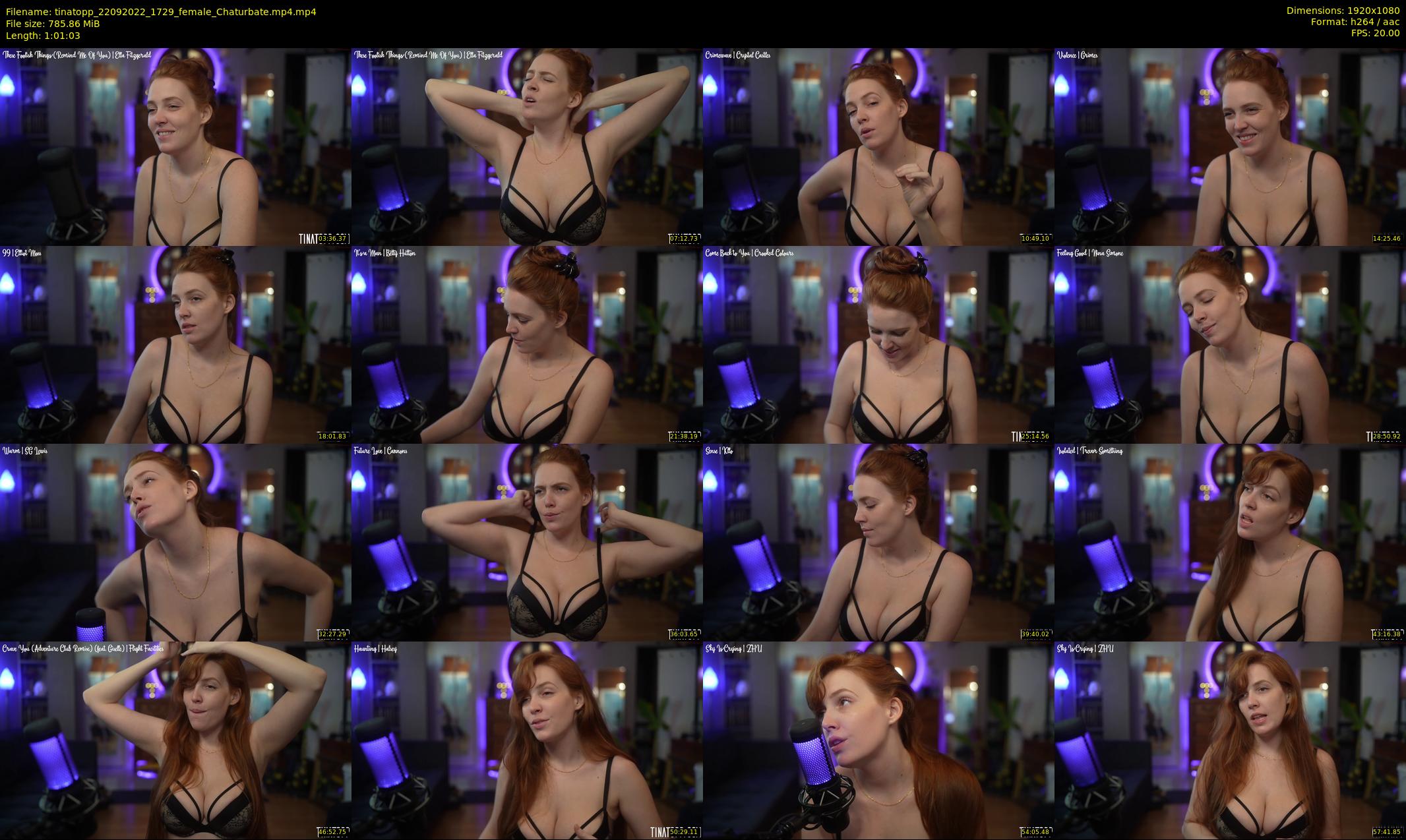 tinatopp — 62 minute Chaturbate female cam show recording, 1080p, Sep 22, 2022