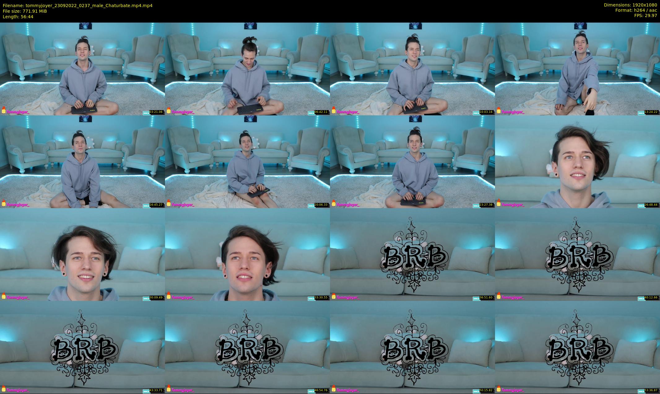 tommyjoyer — 57 minute Chaturbate male cam show recording, 1080p, Sep 23, 2022