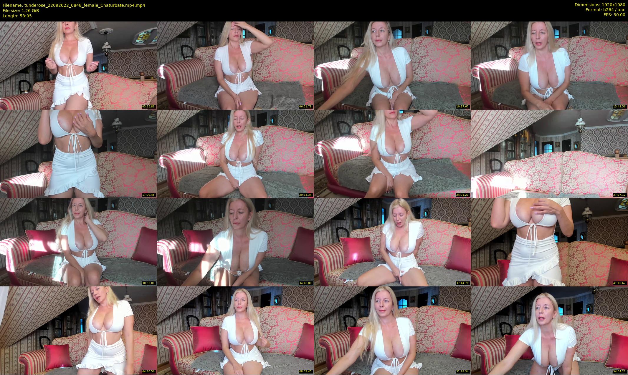 tunderose — 59 minute Chaturbate female cam show recording, 1080p, Sep 22, 2022