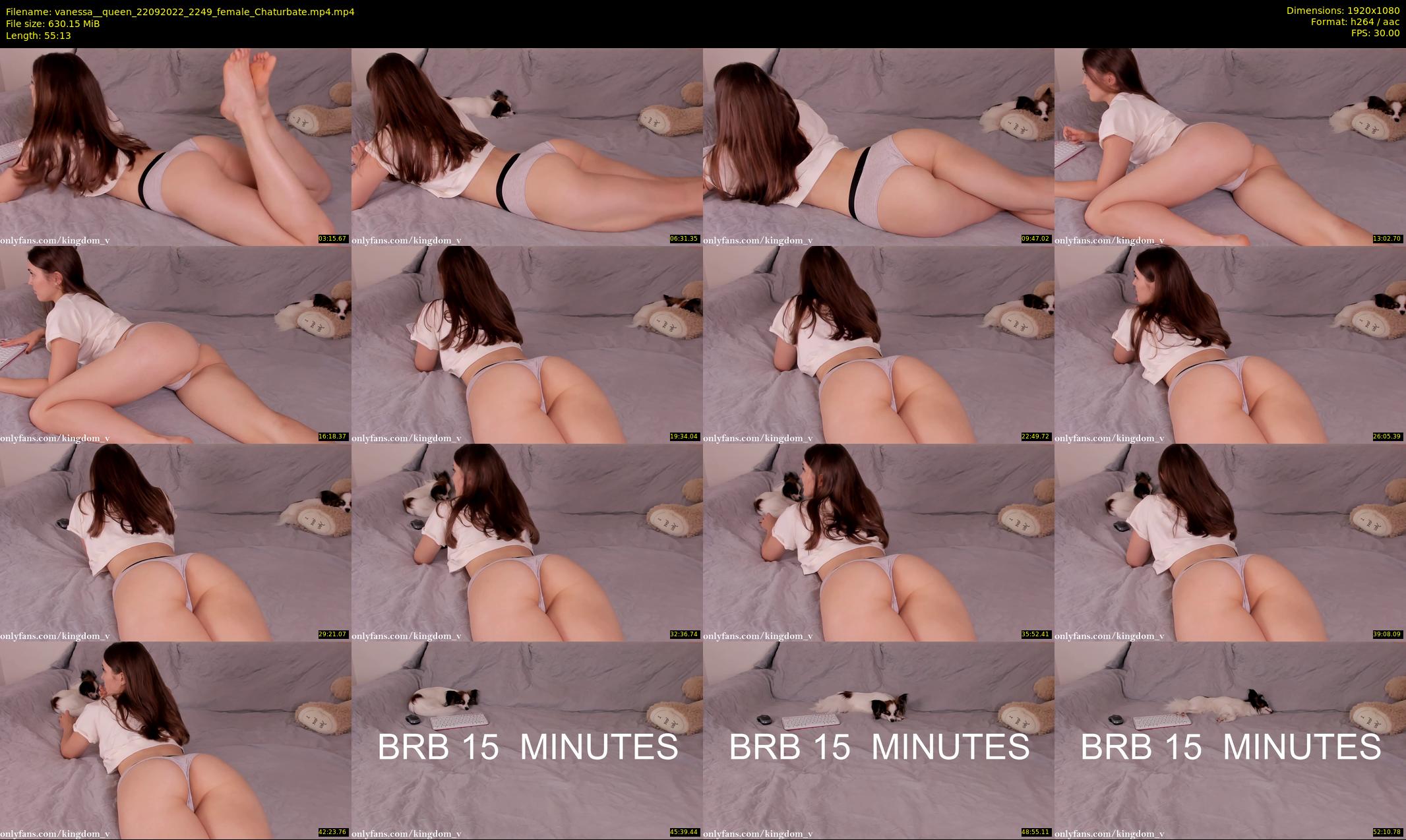 vanessa__queen — 56 minute Chaturbate female cam show recording, 1080p, Sep 22, 2022