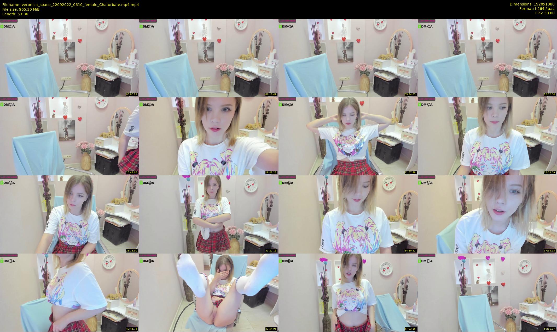 veronica_space — 54 minute Chaturbate female cam show recording, 1080p, Sep 22, 2022