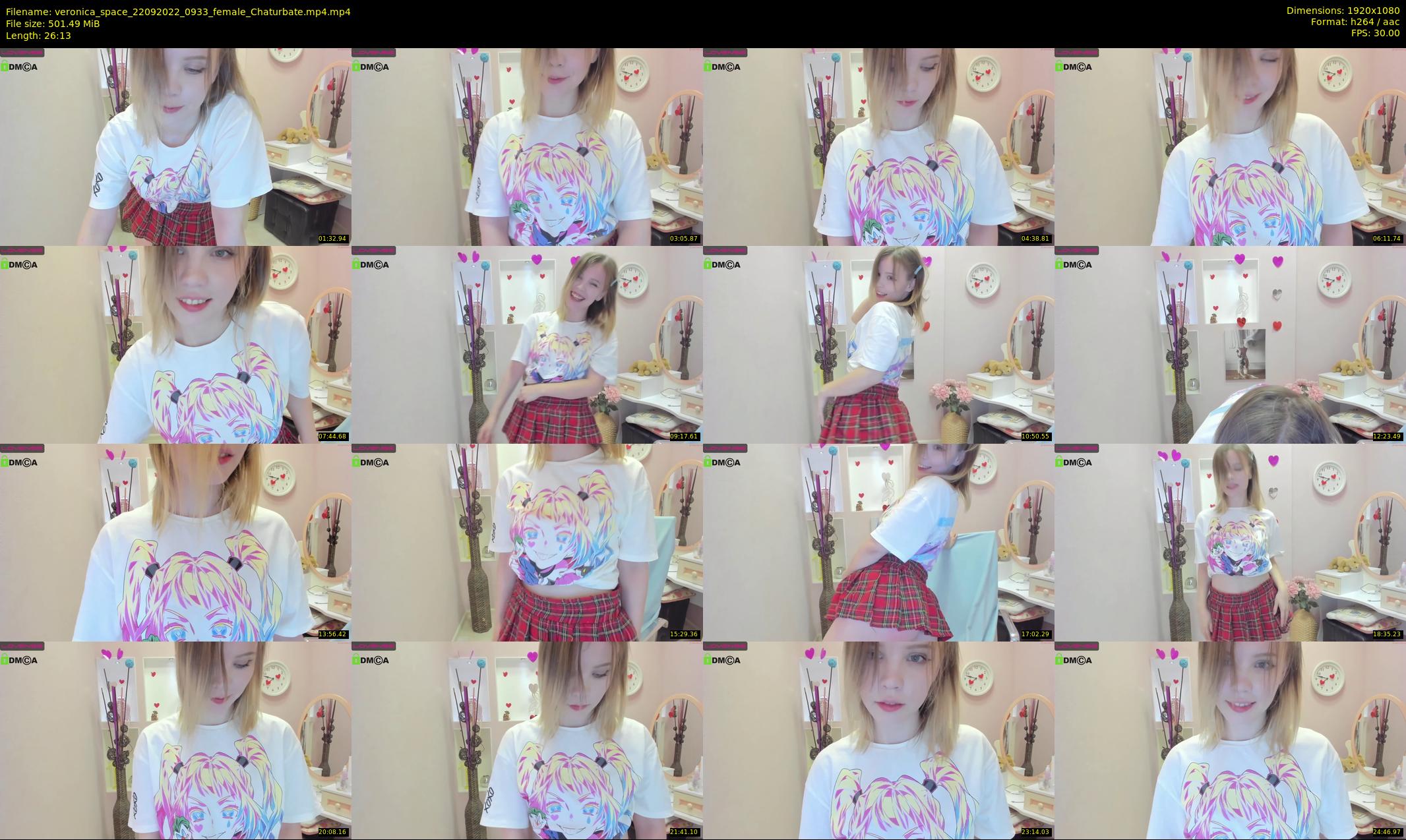 veronica_space — 27 minute Chaturbate female cam show recording, 1080p, Sep 22, 2022