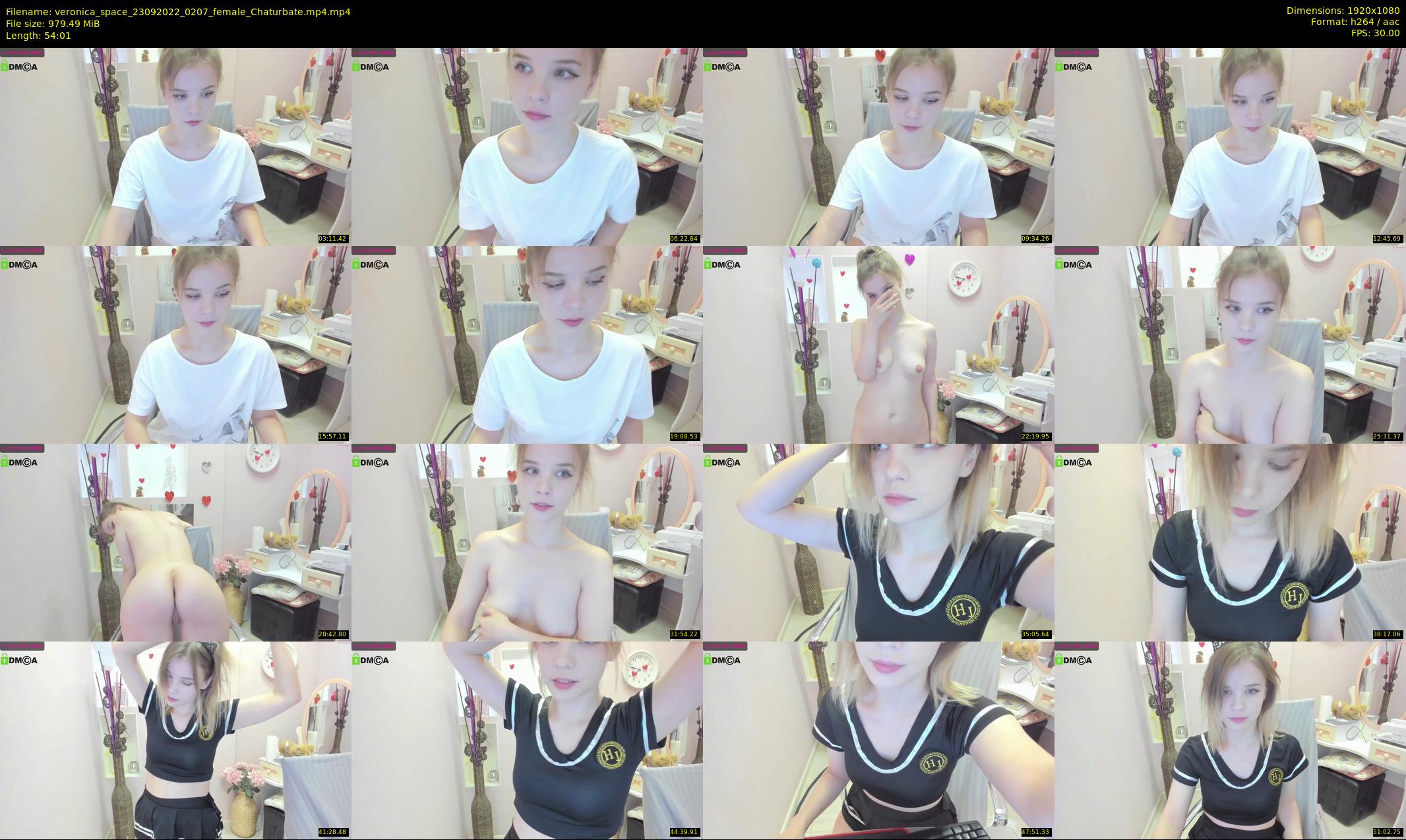 veronica_space — 55 minute Chaturbate female cam show recording, 1080p, Sep 23, 2022