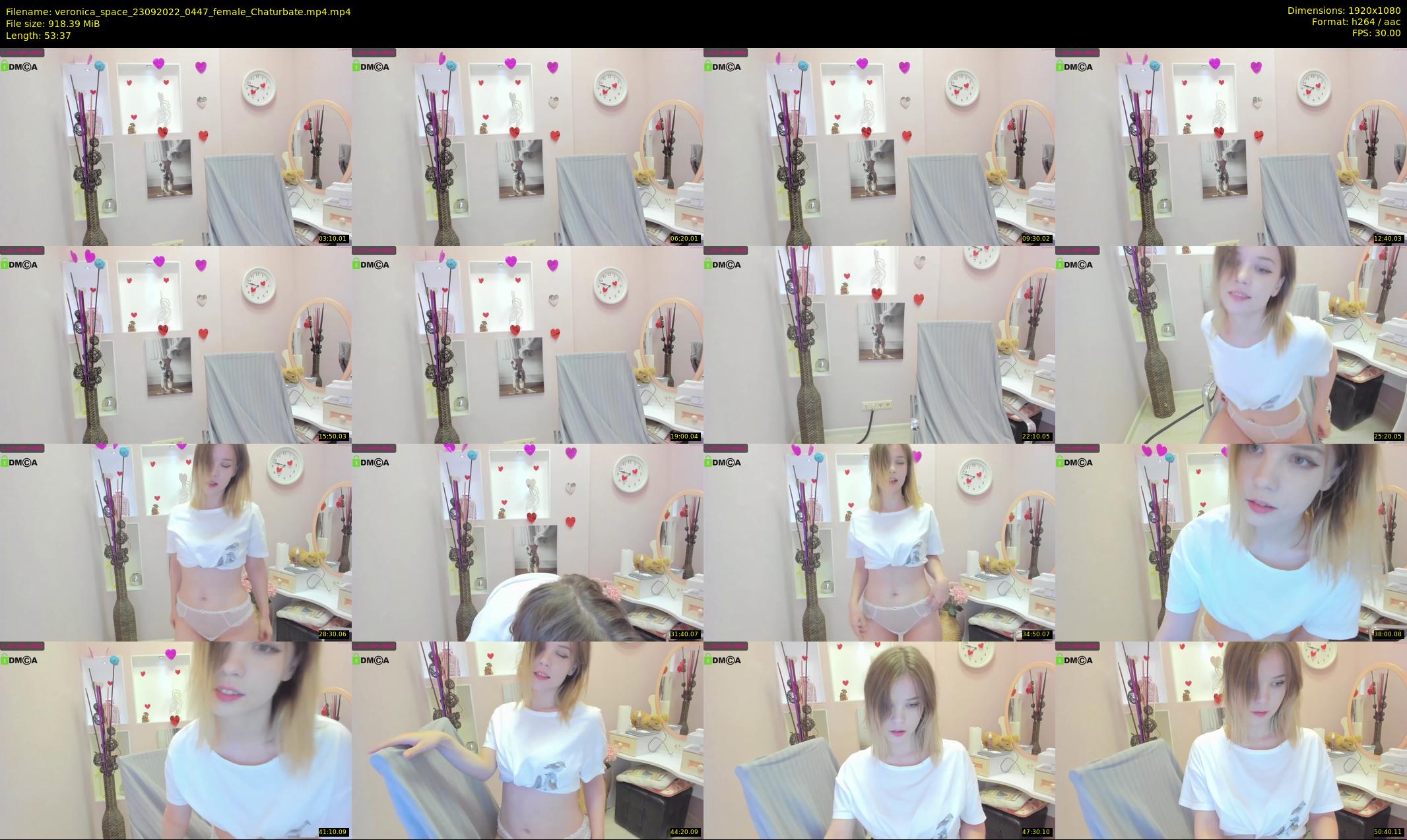 veronica_space — 54 minute Chaturbate female cam show recording, 1080p, Sep 23, 2022