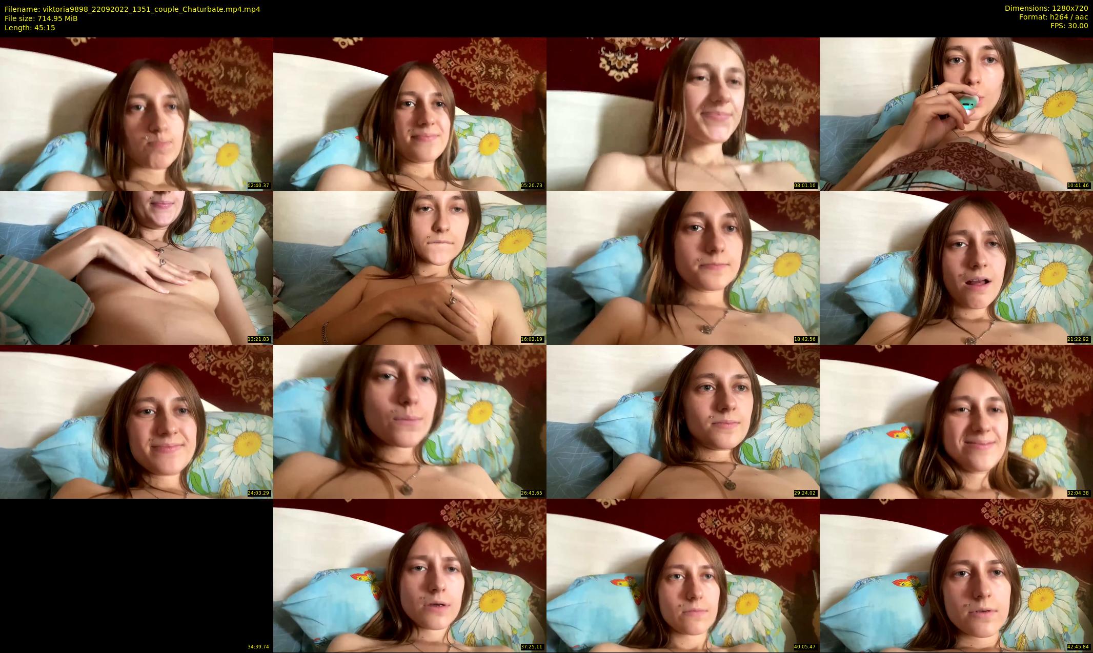 viktoria9898 — 46 minute Chaturbate couple cam show recording, 720p, Sep 22, 2022