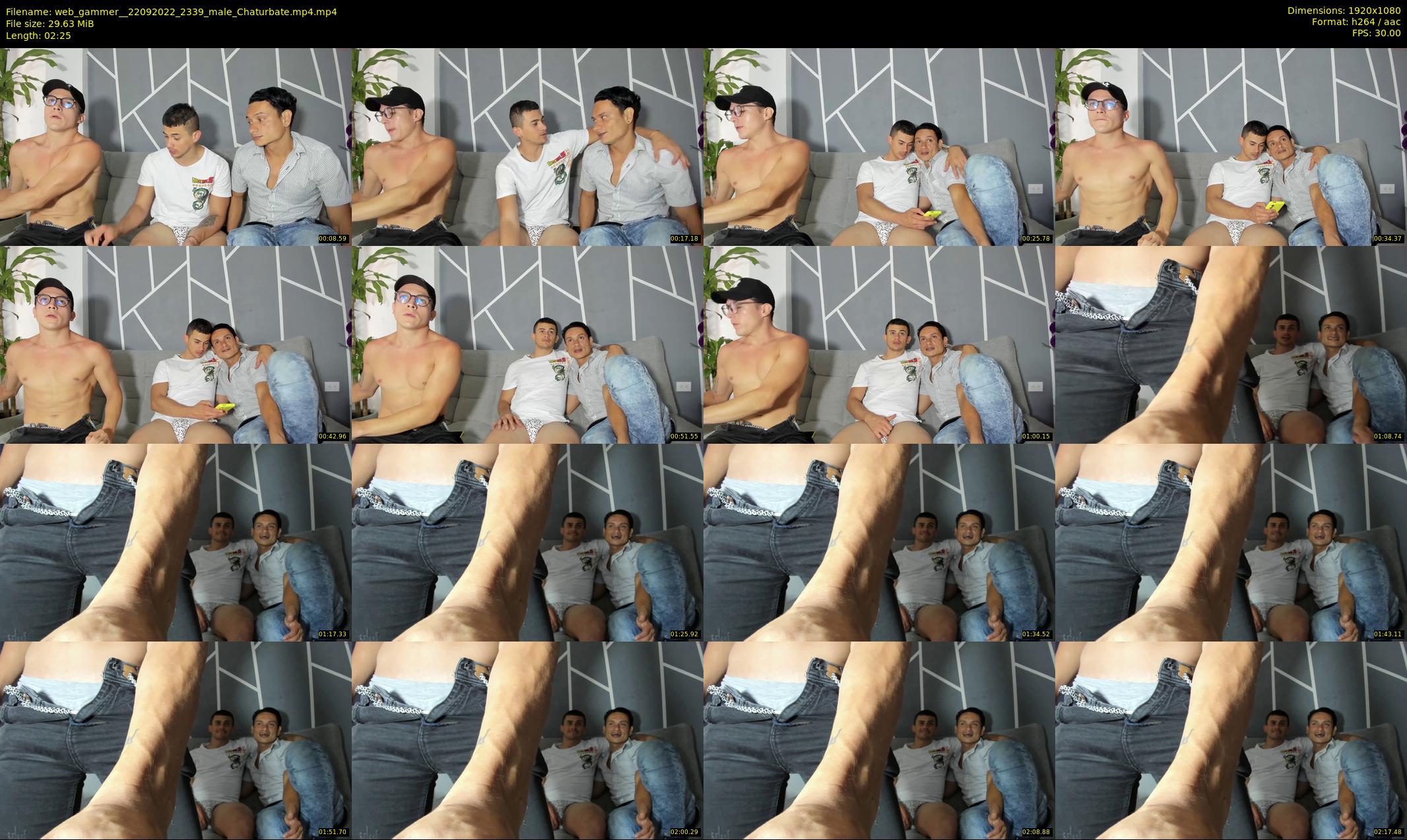 web_gammer_ — 3 minute Chaturbate male cam show recording, 1080p, Sep 22, 2022