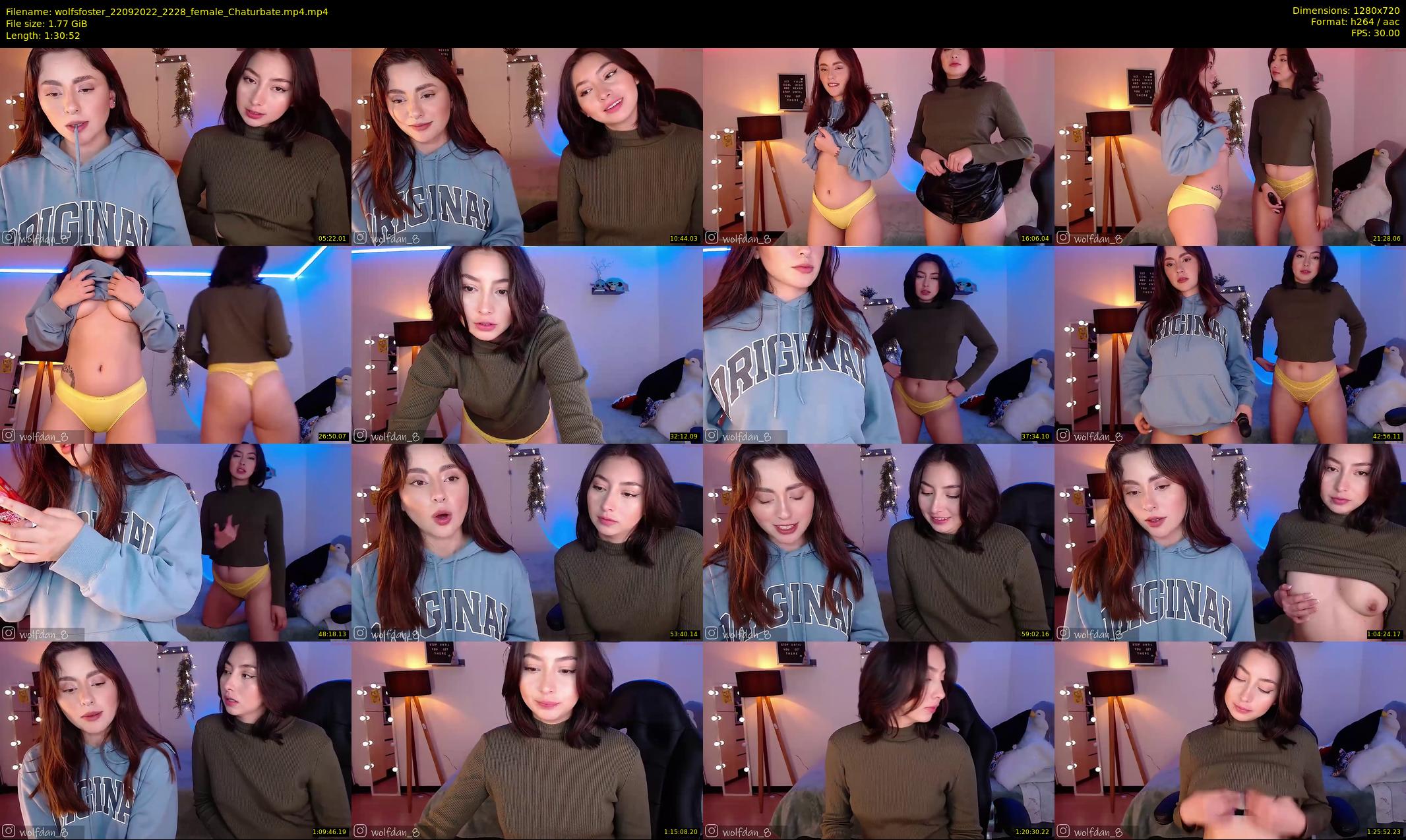 wolfsfoster — 91 minute Chaturbate couple cam show recording, 720p, Sep 22, 2022