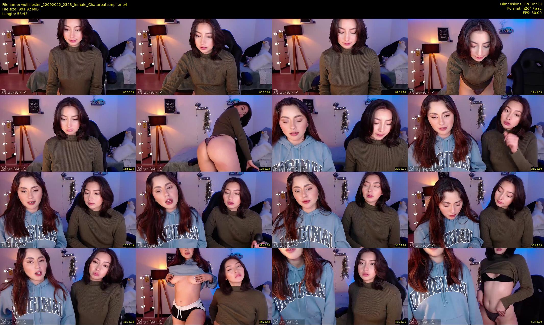 wolfsfoster — 54 minute Chaturbate couple cam show recording, 720p, Sep 22, 2022