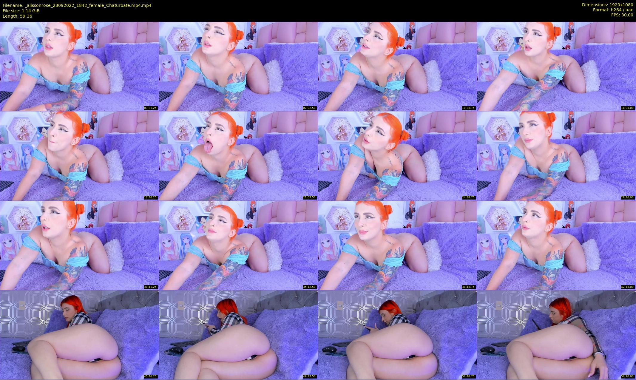 _alissonrose — 60 minute Chaturbate female cam show recording, 1080p, Sep 23, 2022