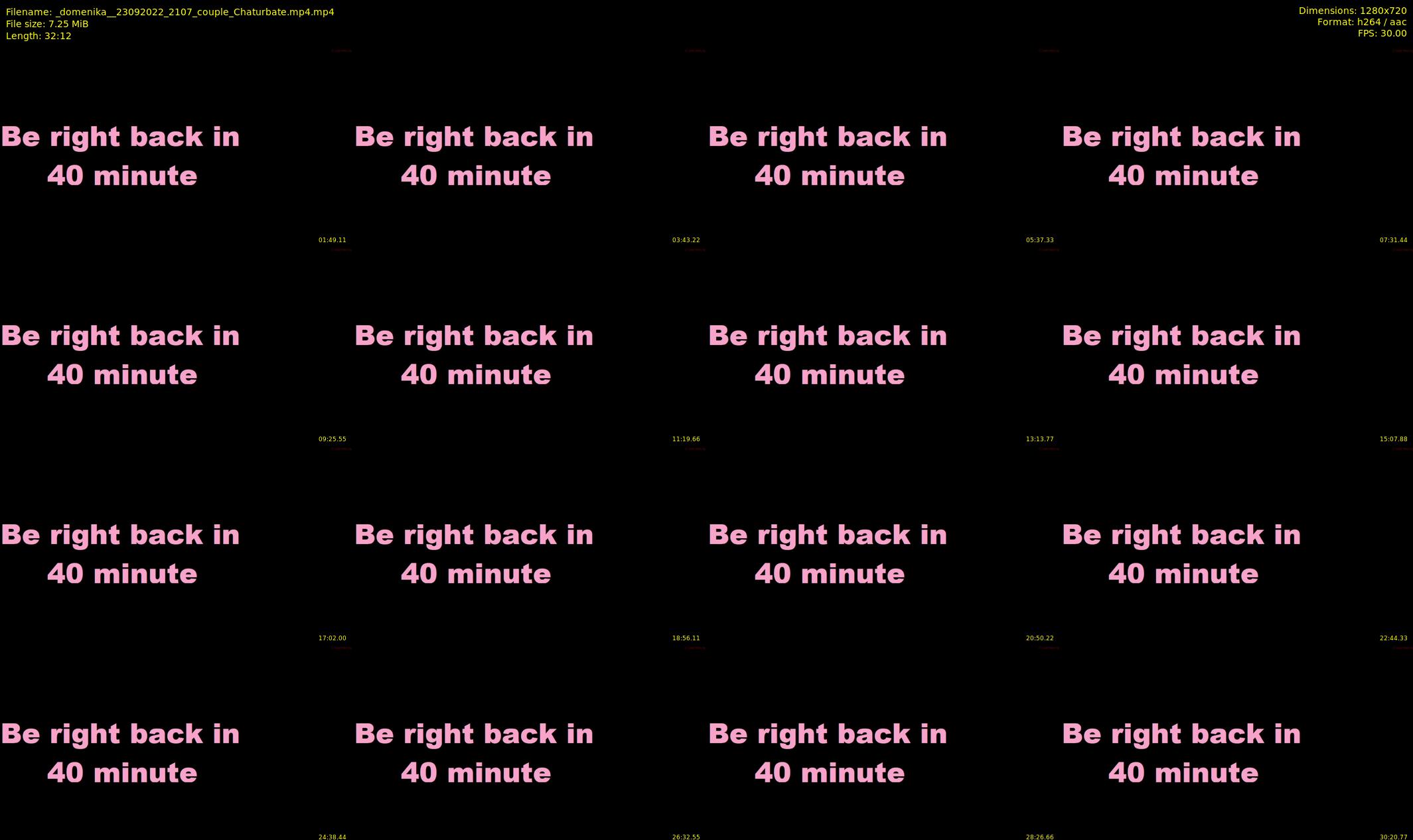 _domenika_ — 33 minute Chaturbate couple cam show recording, 720p, Sep 23, 2022