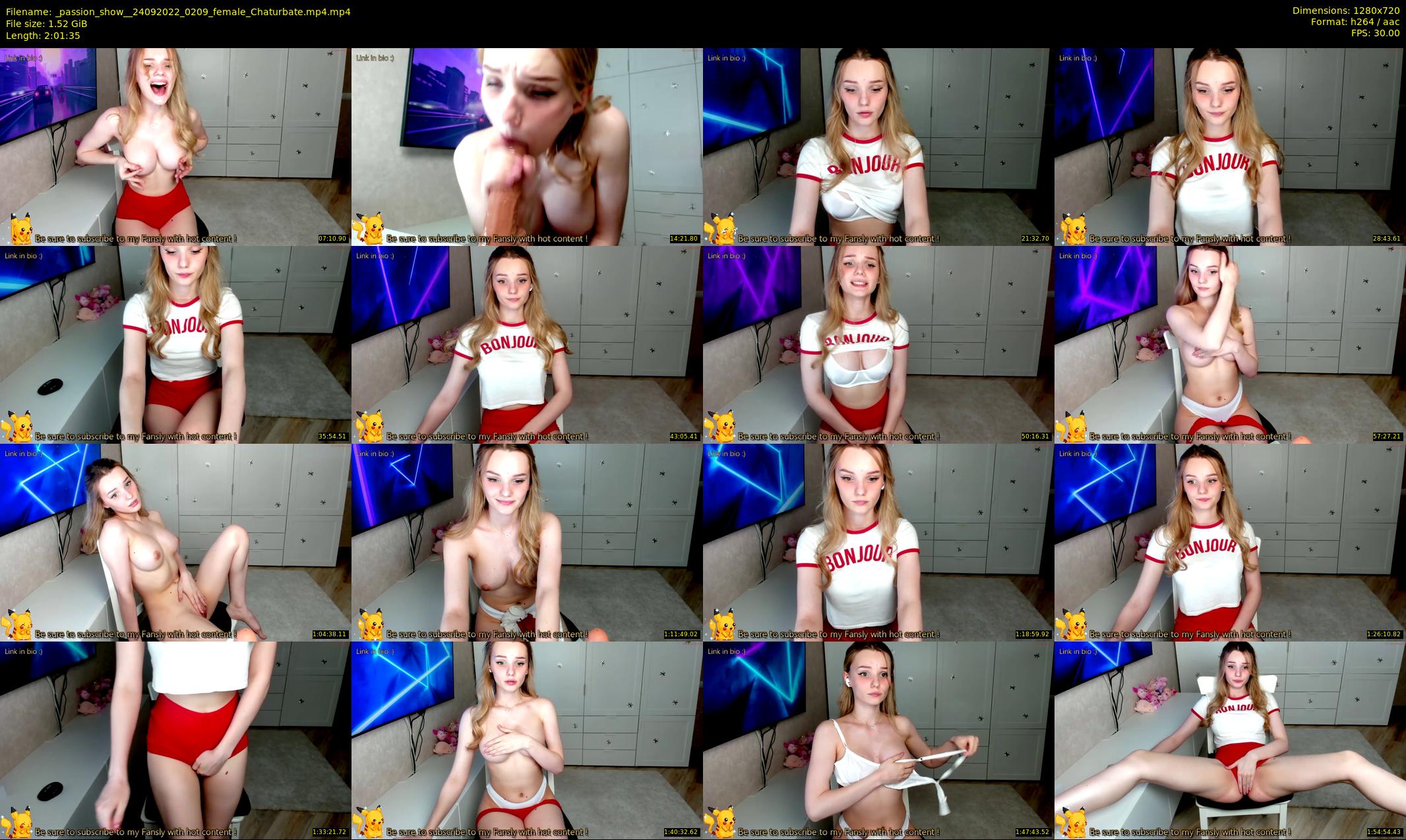 _passion_show_ — 122 minute Chaturbate couple cam show recording, 720p, Sep 24, 2022