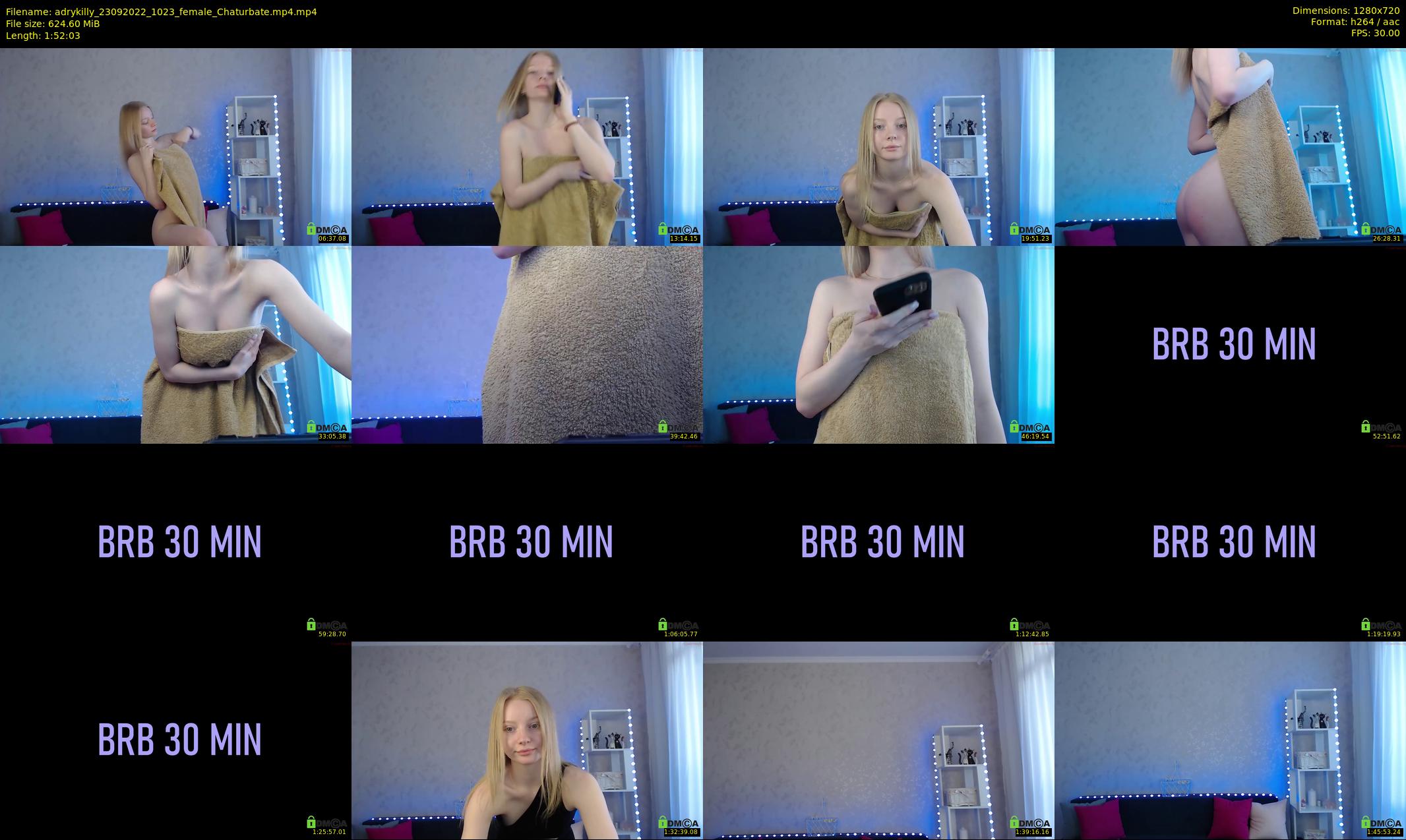 adrykilly — 113 minute Chaturbate female cam show recording, 720p, Sep 23, 2022