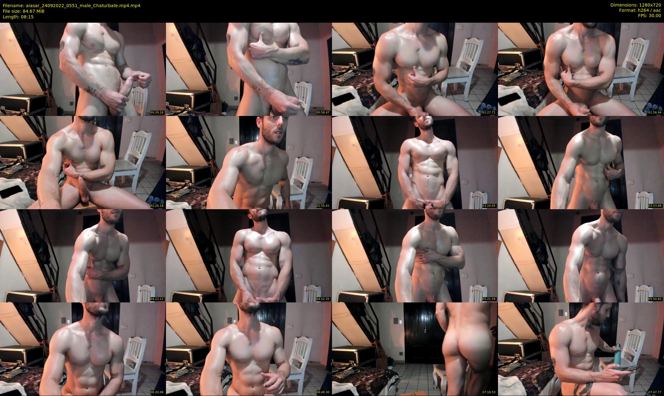 aiasar — 9 minute Chaturbate male cam show recording, 720p, Sep 24, 2022