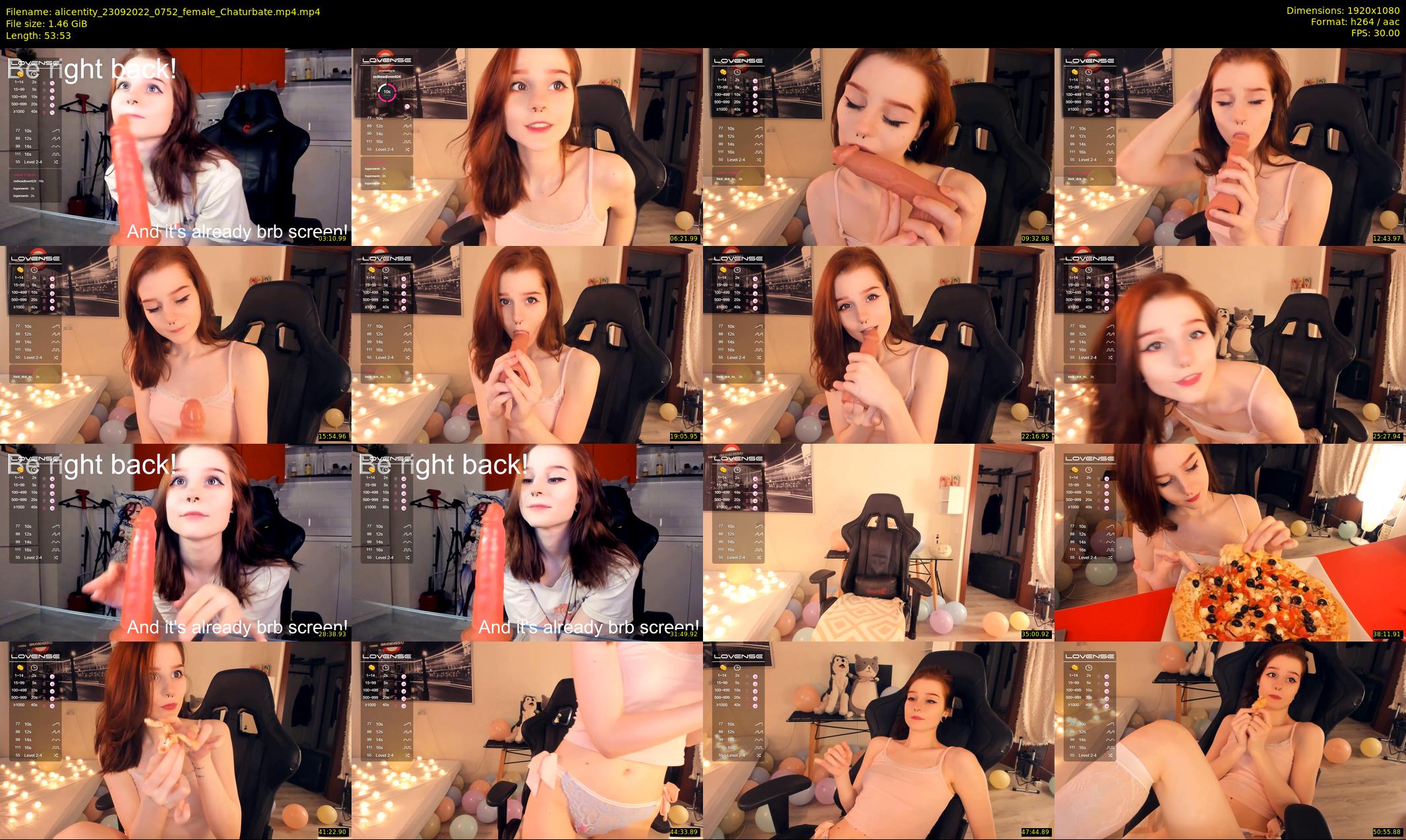 alicentity — 54 minute Chaturbate female cam show recording, 1080p, Sep 23, 2022