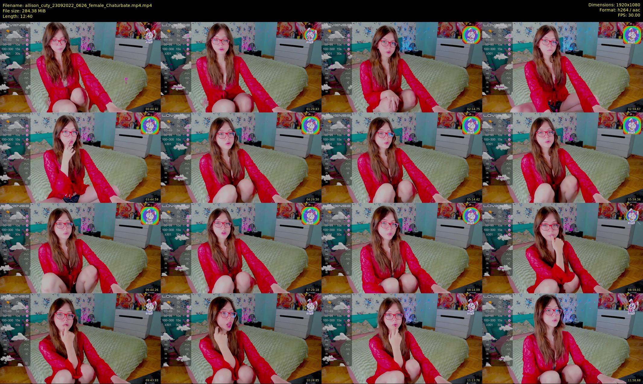 allison_cuty — 13 minute Chaturbate female cam show recording, 1080p, Sep 23, 2022