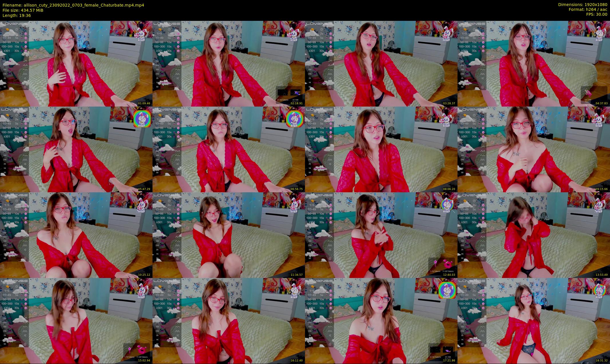 allison_cuty — 20 minute Chaturbate female cam show recording, 1080p, Sep 23, 2022