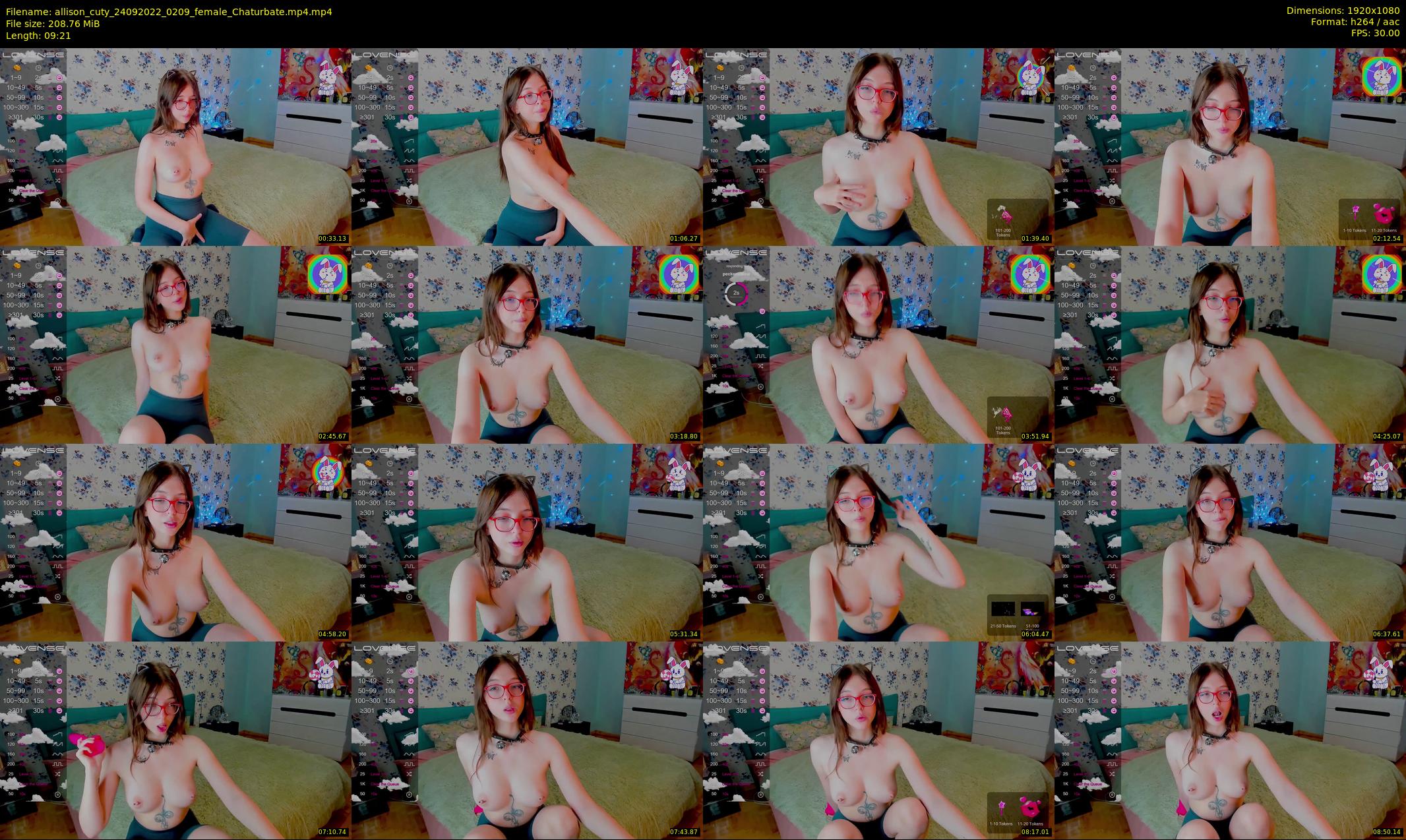 allison_cuty — 10 minute Chaturbate female cam show recording, 1080p, Sep 24, 2022
