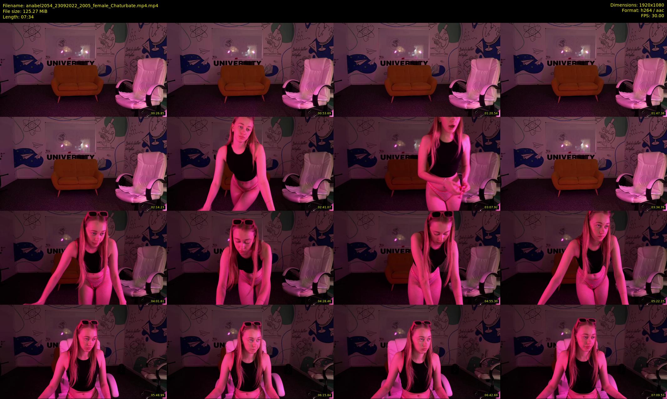 anabel2054 — 8 minute Chaturbate female cam show recording, 1080p, Sep 23, 2022