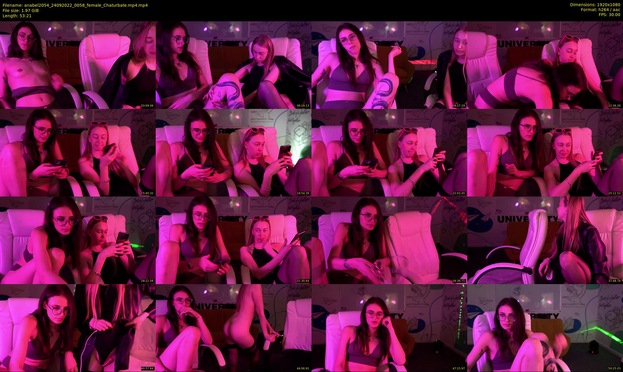 anabel2054 — 54 minute Chaturbate female cam show recording, 1080p, Sep 24, 2022