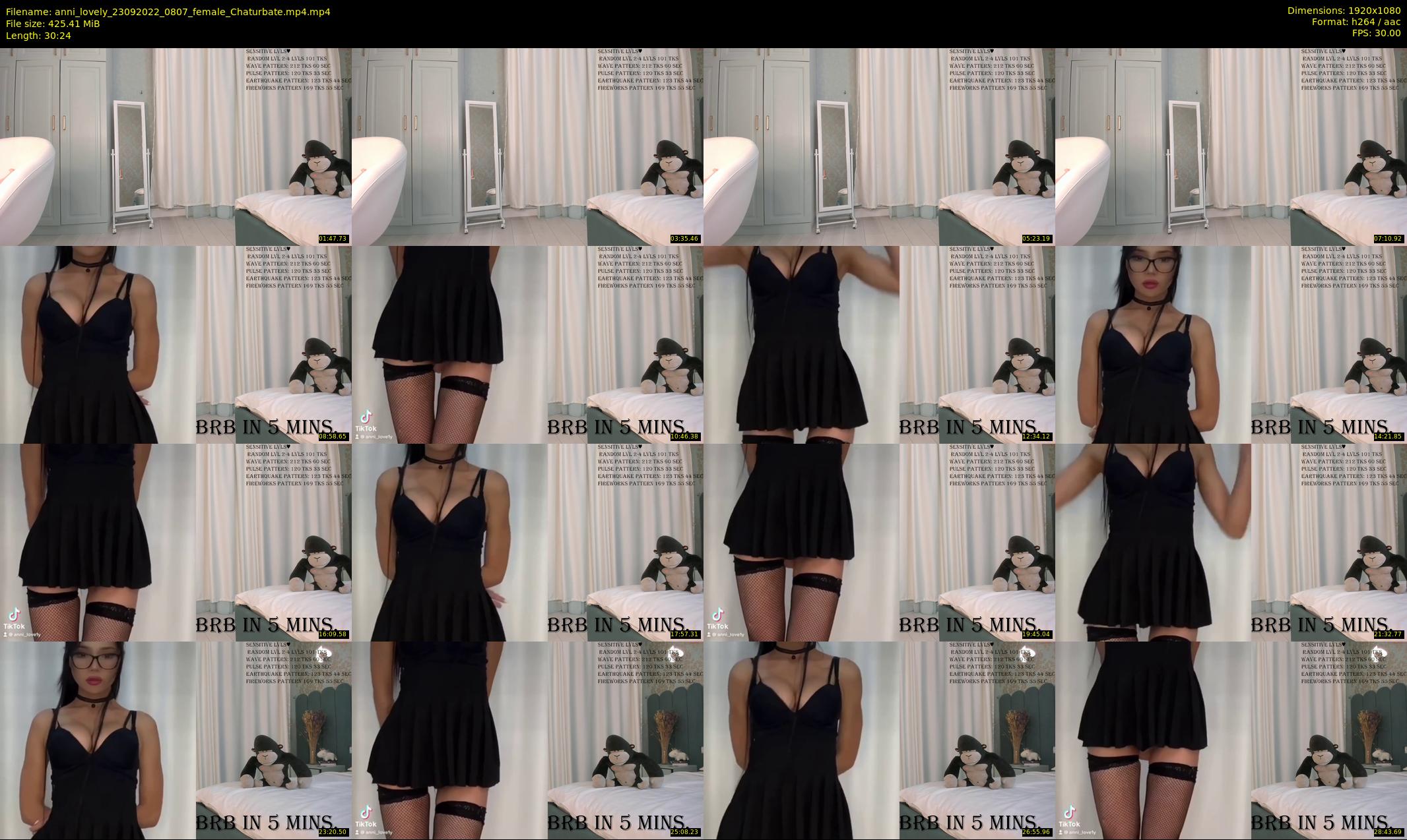 anni_lovely — 31 minute Chaturbate female cam show recording, 1080p, Sep 23, 2022