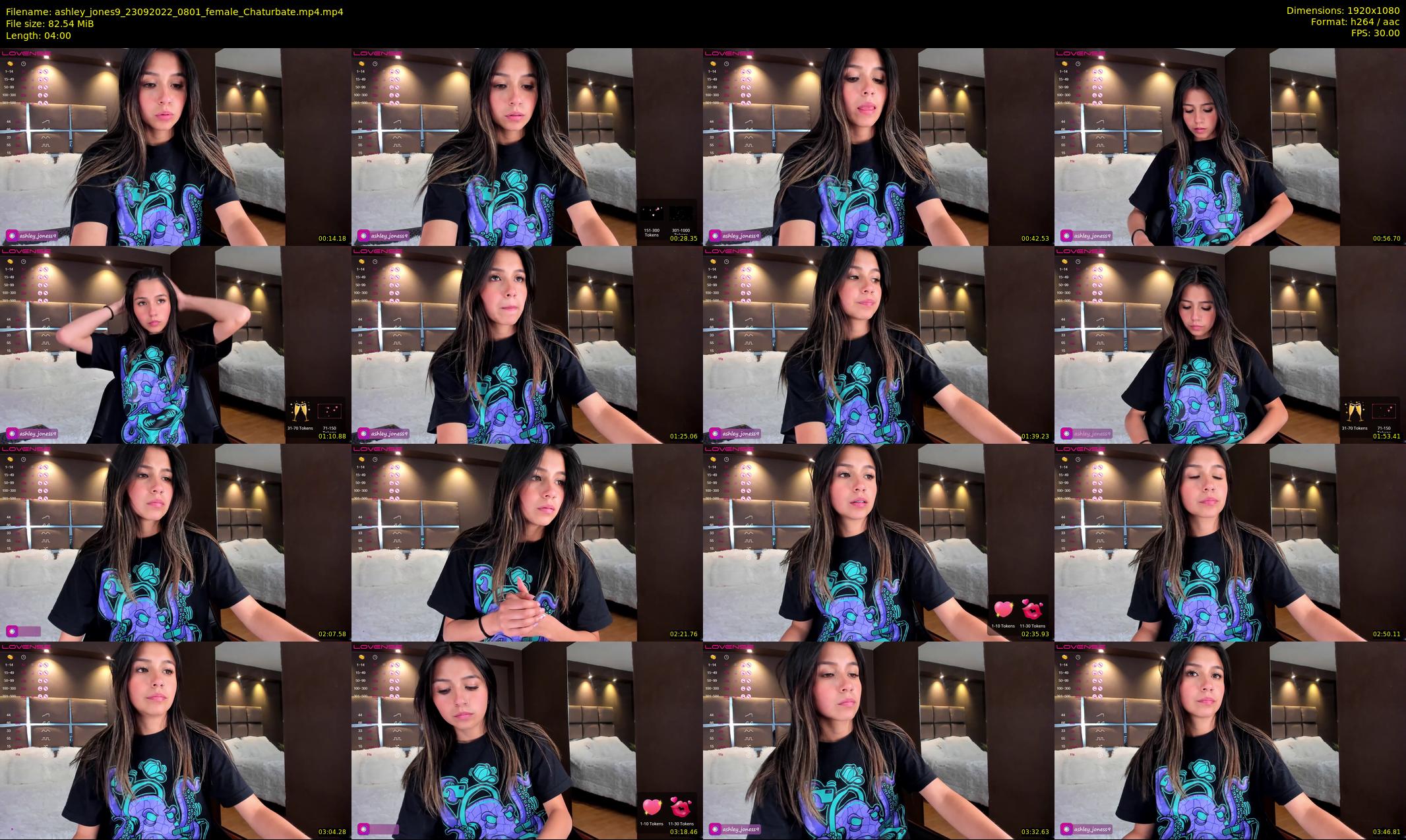 ashley_jones9 — 4 minute Chaturbate female cam show recording, 1080p, Sep 23, 2022