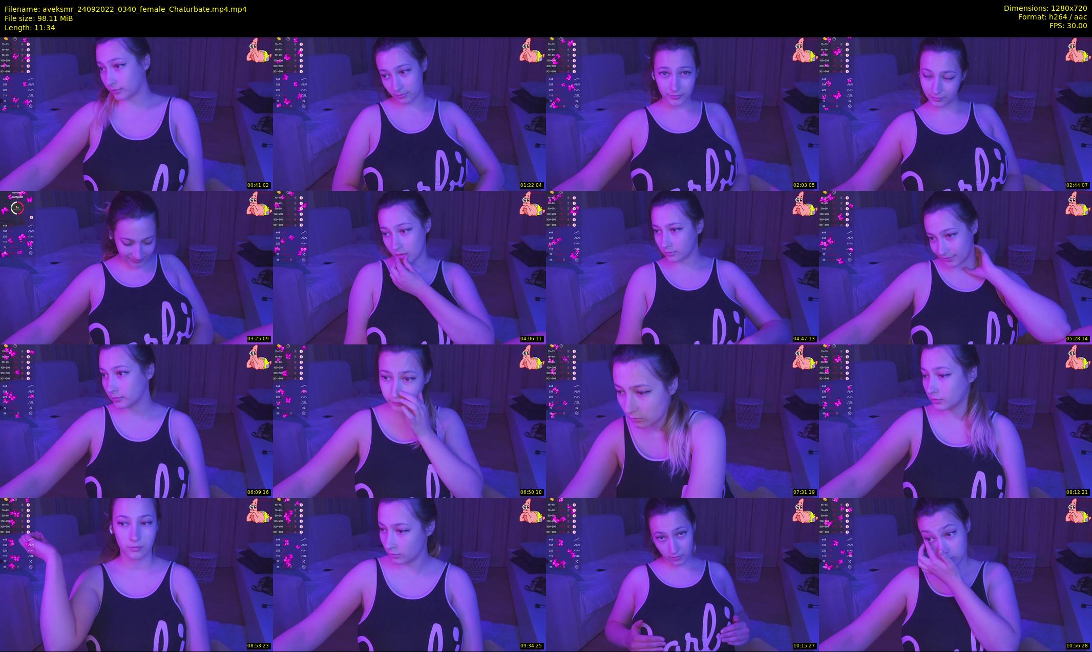 aveksmr — 12 minute Chaturbate couple cam show recording, 720p, Sep 24, 2022