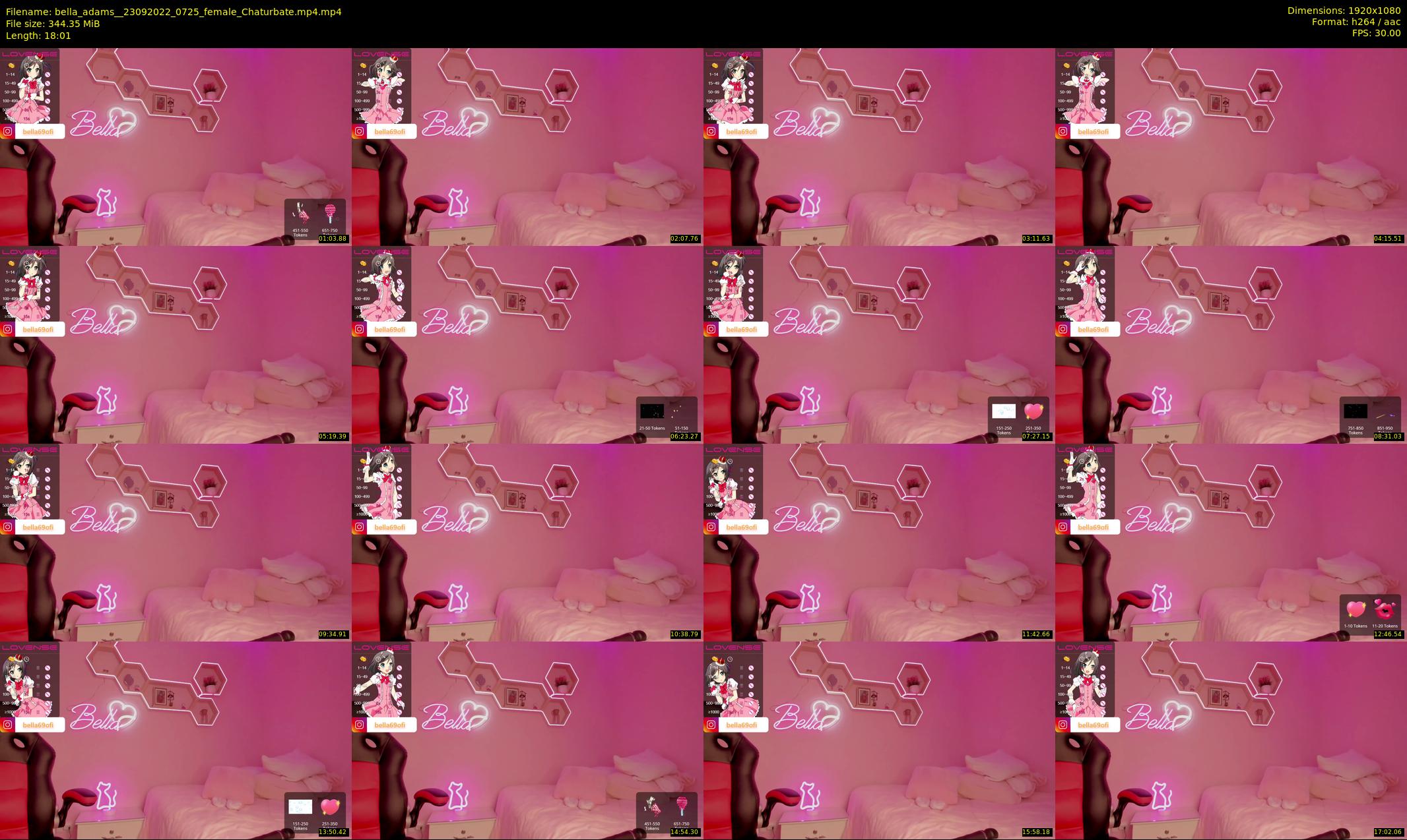 bella_adams_ — 19 minute Chaturbate female cam show recording, 1080p, Sep 23, 2022