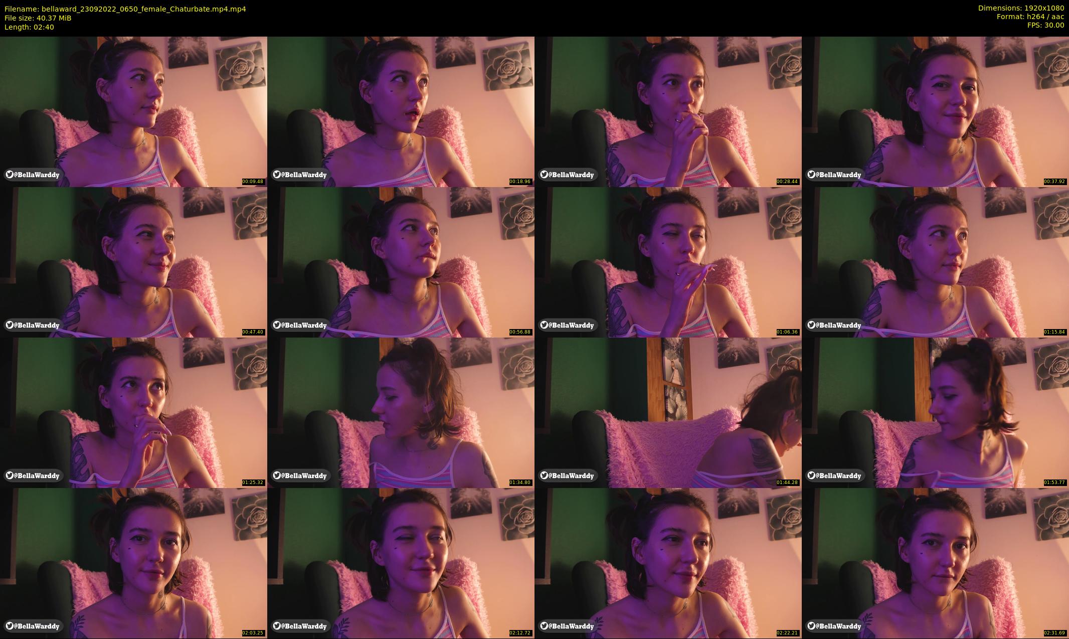 bellaward — 3 minute Chaturbate female cam show recording, 1080p, Sep 23, 2022