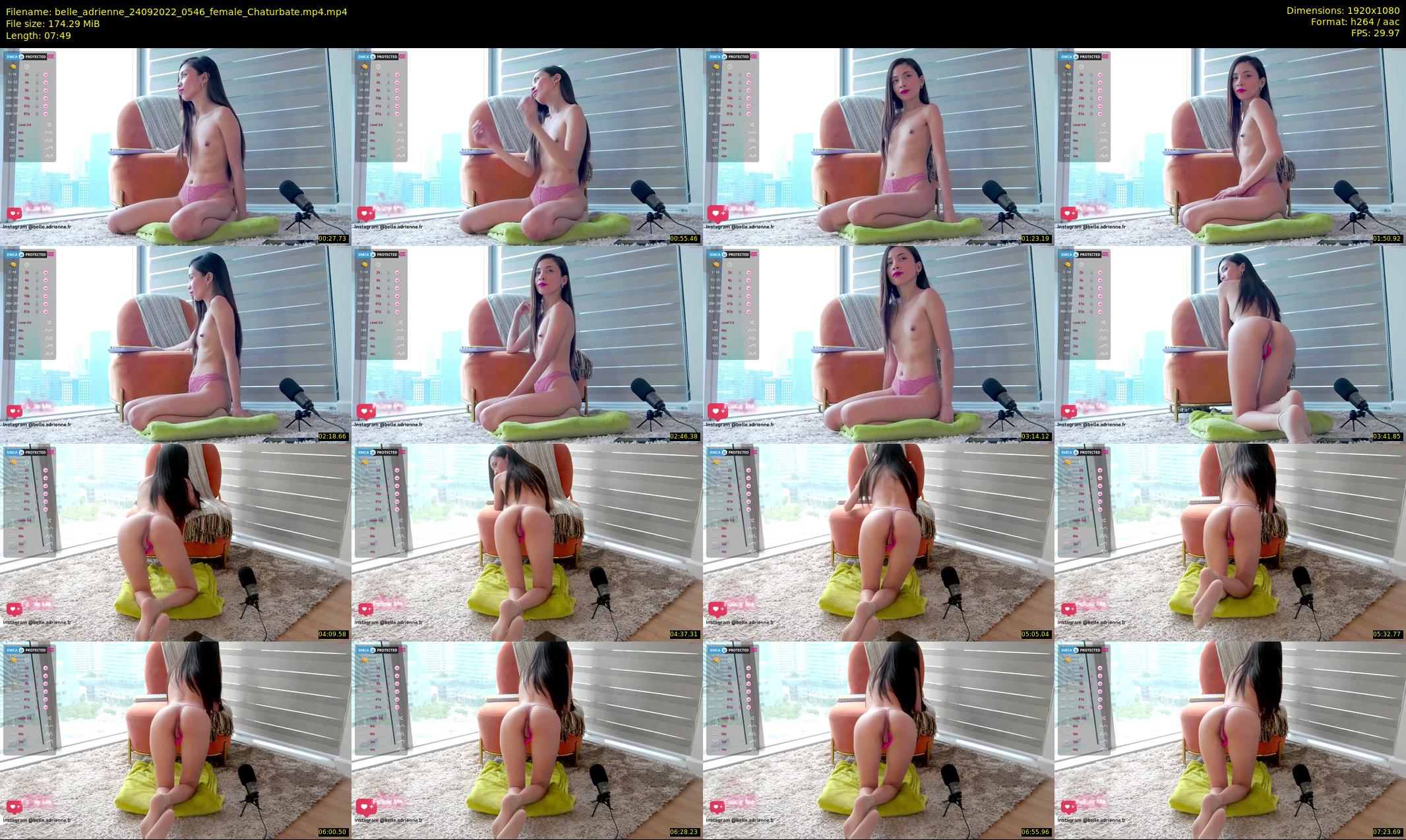 belle_adrienne — 8 minute Chaturbate couple cam show recording, 1080p, Sep 24, 2022