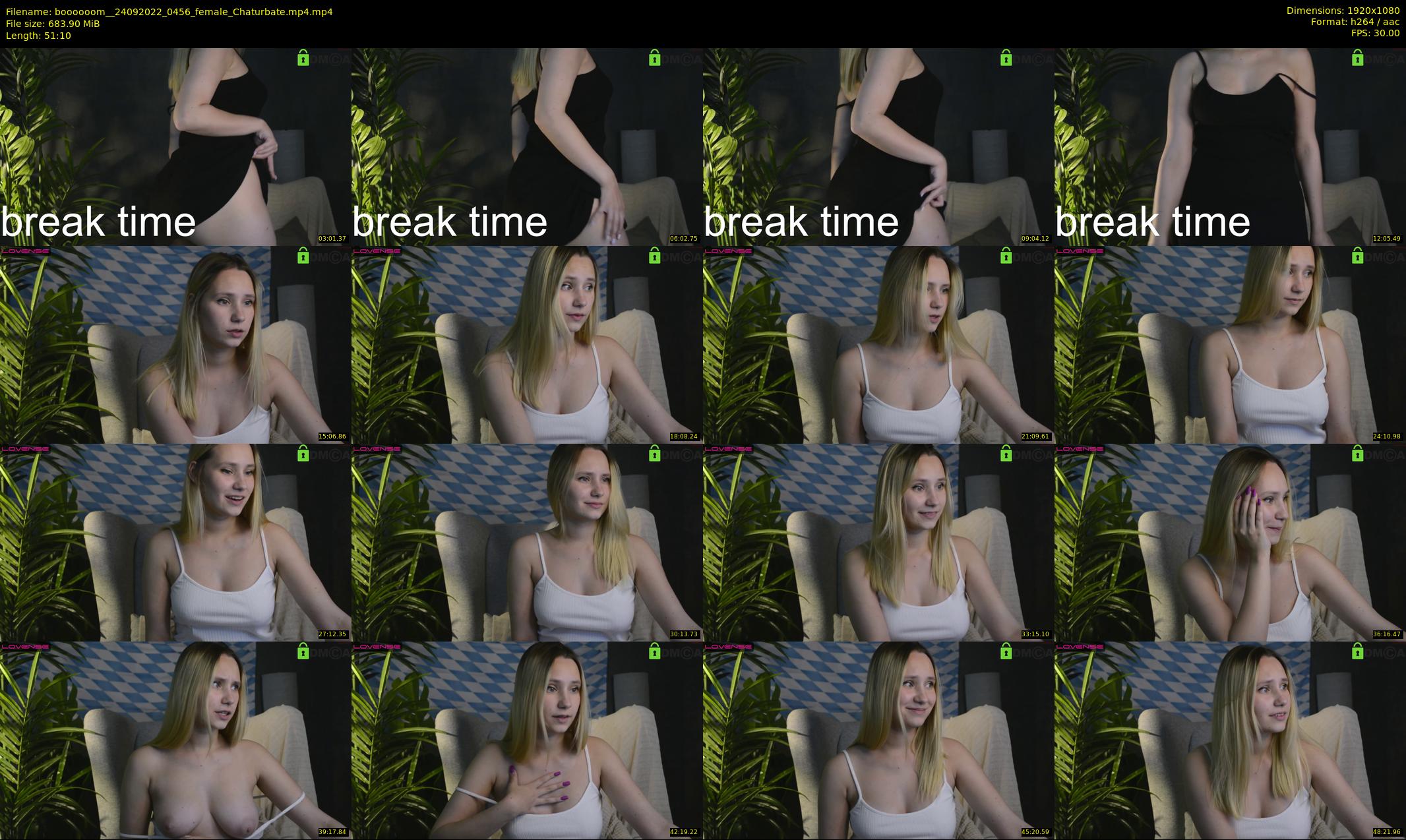 boooooom_ — 52 minute Chaturbate female cam show recording, 1080p, Sep 24, 2022