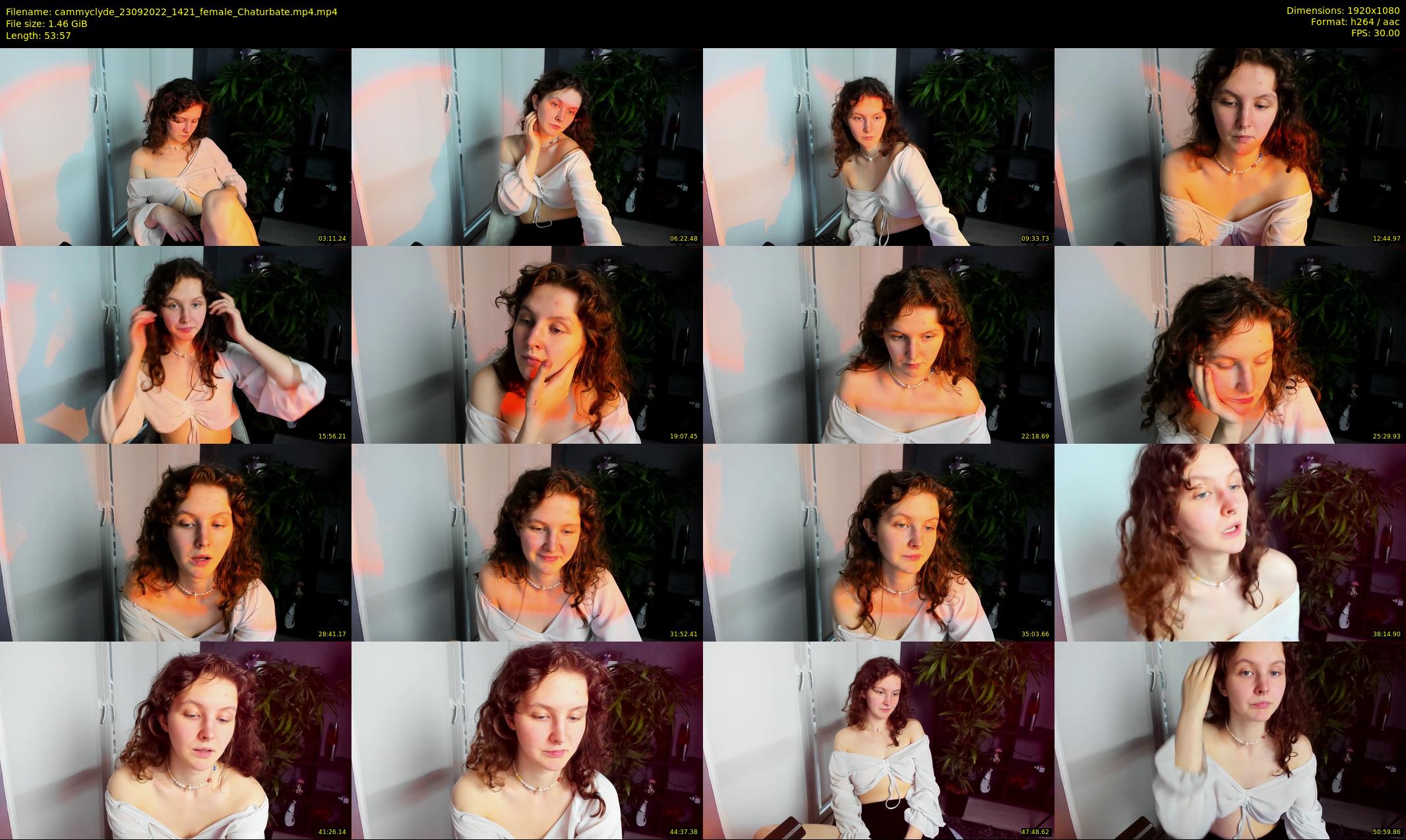 cammyclyde — 54 minute Chaturbate female cam show recording, 1080p, Sep 23, 2022
