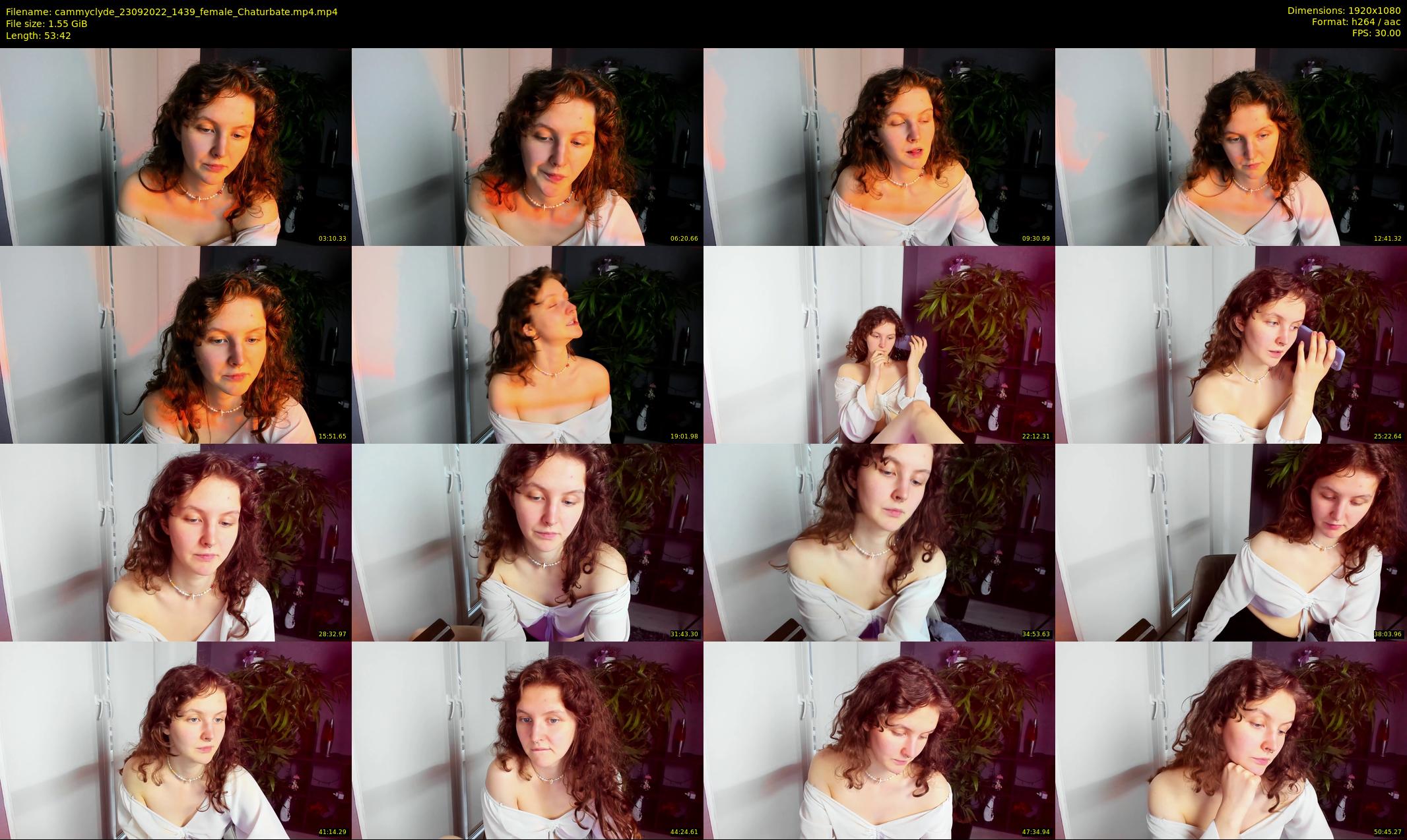 cammyclyde — 54 minute Chaturbate female cam show recording, 1080p, Sep 23, 2022