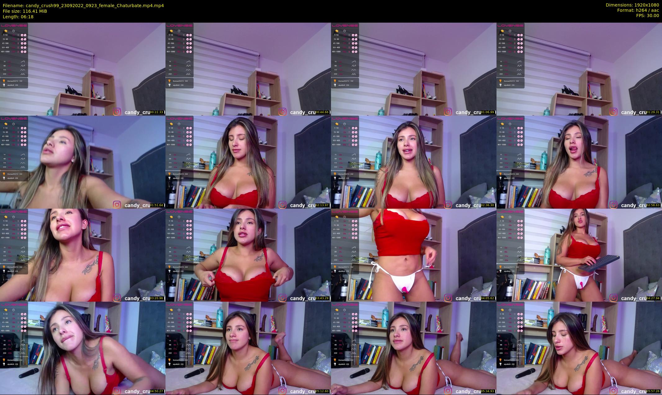 candy_crush99 — 7 minute Chaturbate female cam show recording, 1080p, Sep 23, 2022