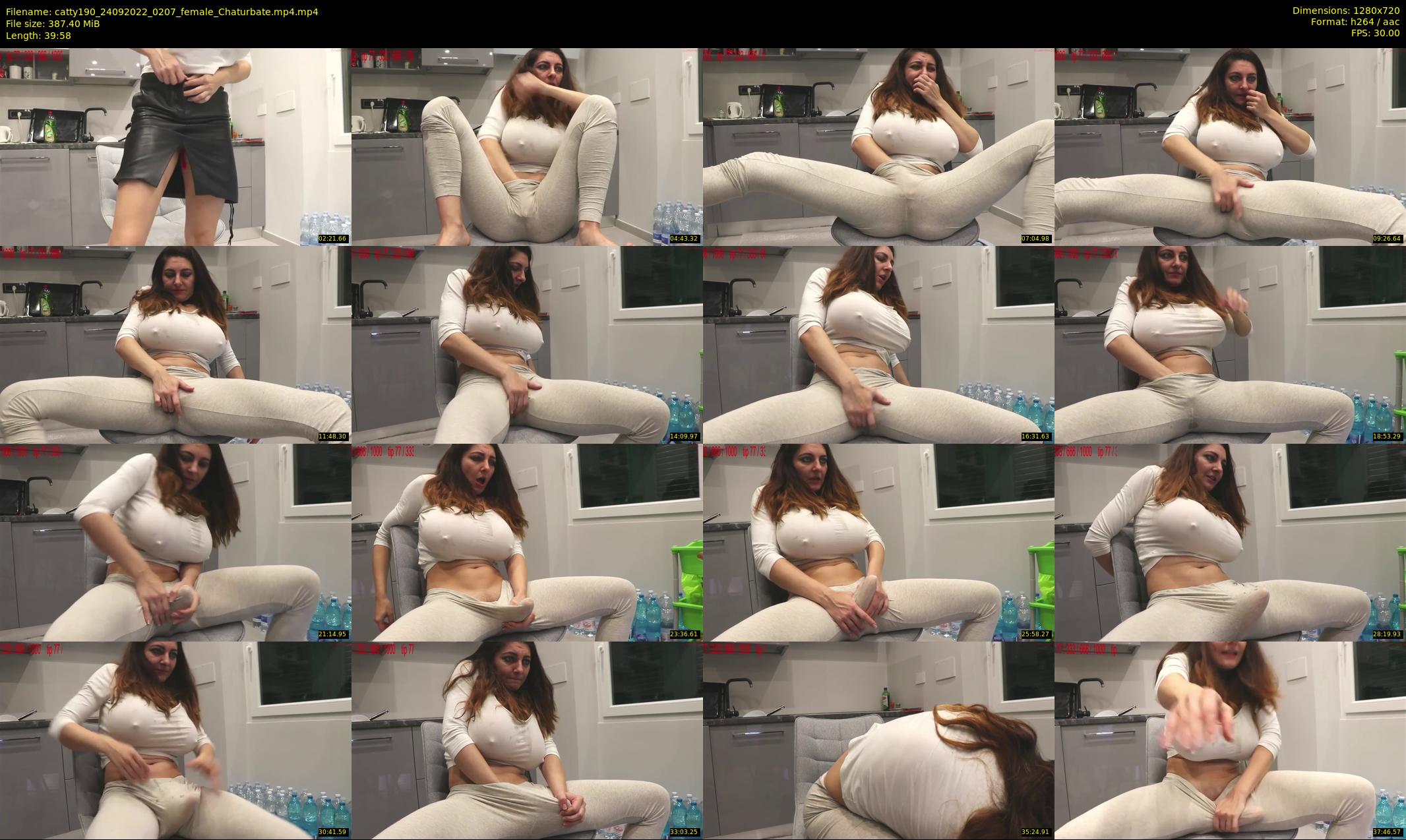 catty190 — 40 minute Chaturbate female cam show recording, 720p, Sep 24, 2022