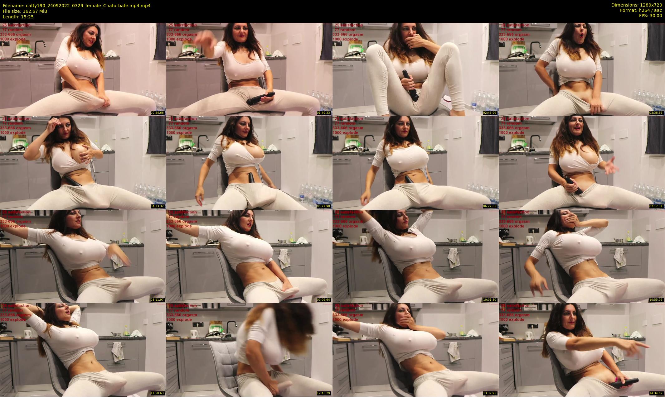 catty190 — 16 minute Chaturbate female cam show recording, 720p, Sep 24, 2022