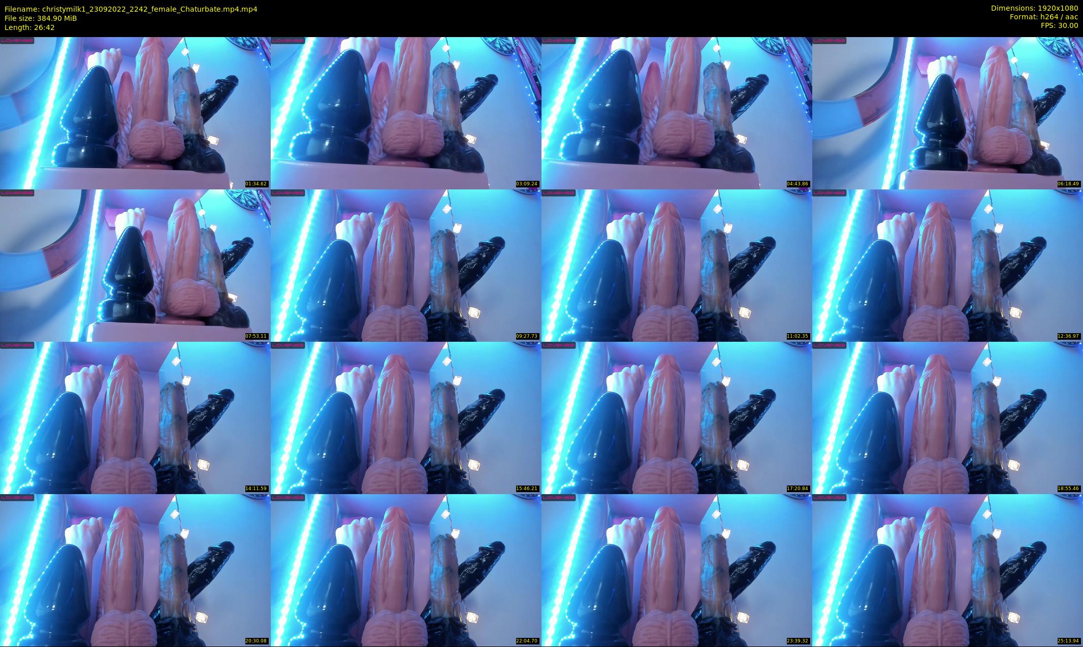 christymilk1 — 27 minute Chaturbate female cam show recording, 1080p, Sep 23, 2022