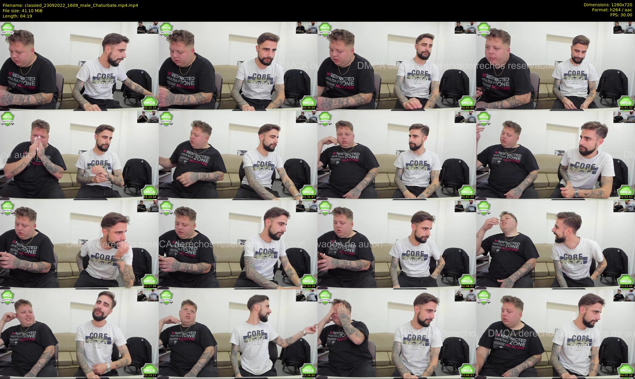 classied — 5 minute Chaturbate male cam show recording, 720p, Sep 23, 2022