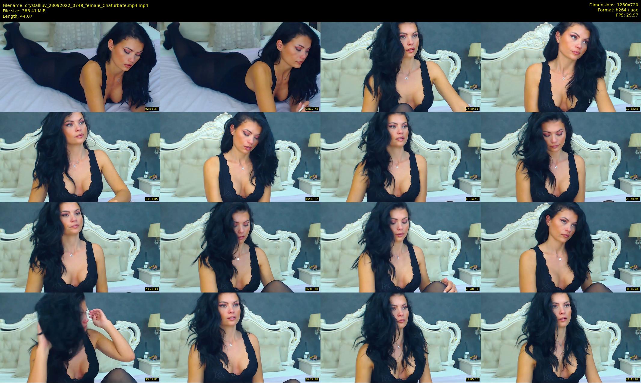 crystallluv — 45 minute Chaturbate female cam show recording, 720p, Sep 23, 2022