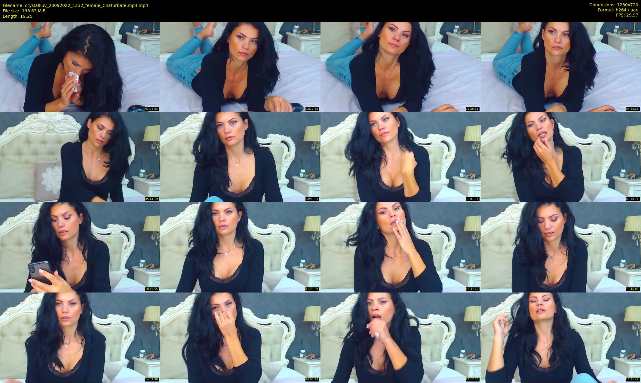crystallluv — 20 minute Chaturbate female cam show recording, 720p, Sep 23, 2022