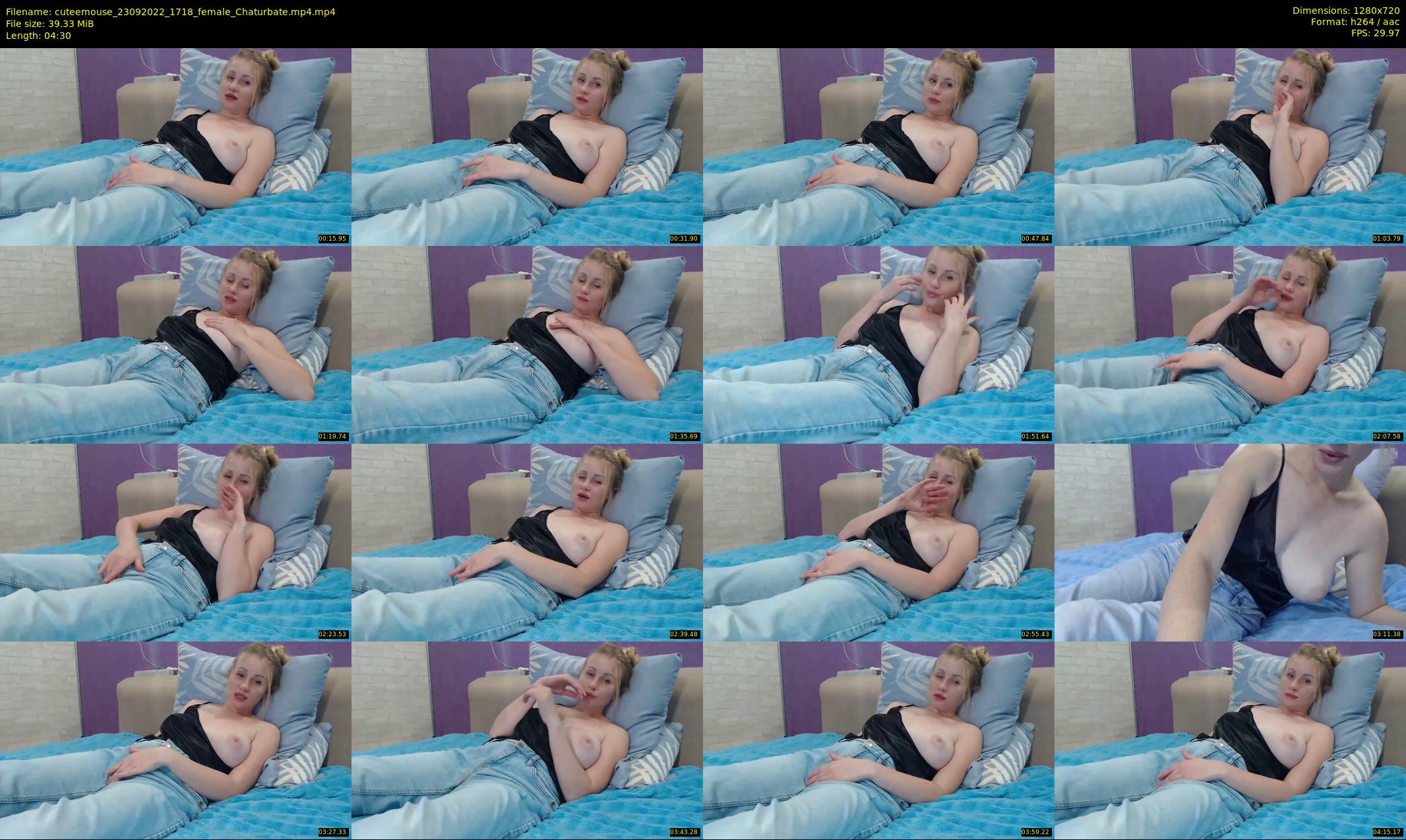 cuteemouse — 5 minute Chaturbate female cam show recording, 720p, Sep 23, 2022