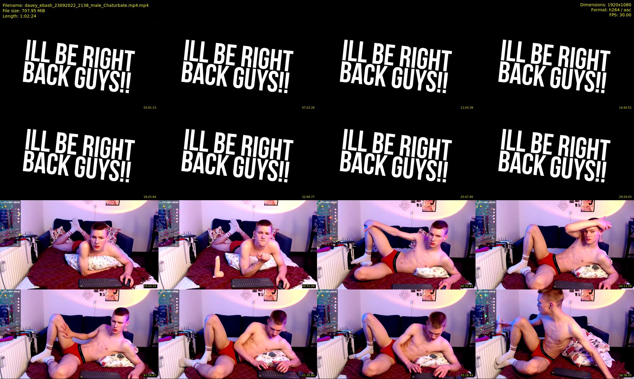 davey_ebash — 63 minute Chaturbate male cam show recording, 1080p, Sep 23, 2022